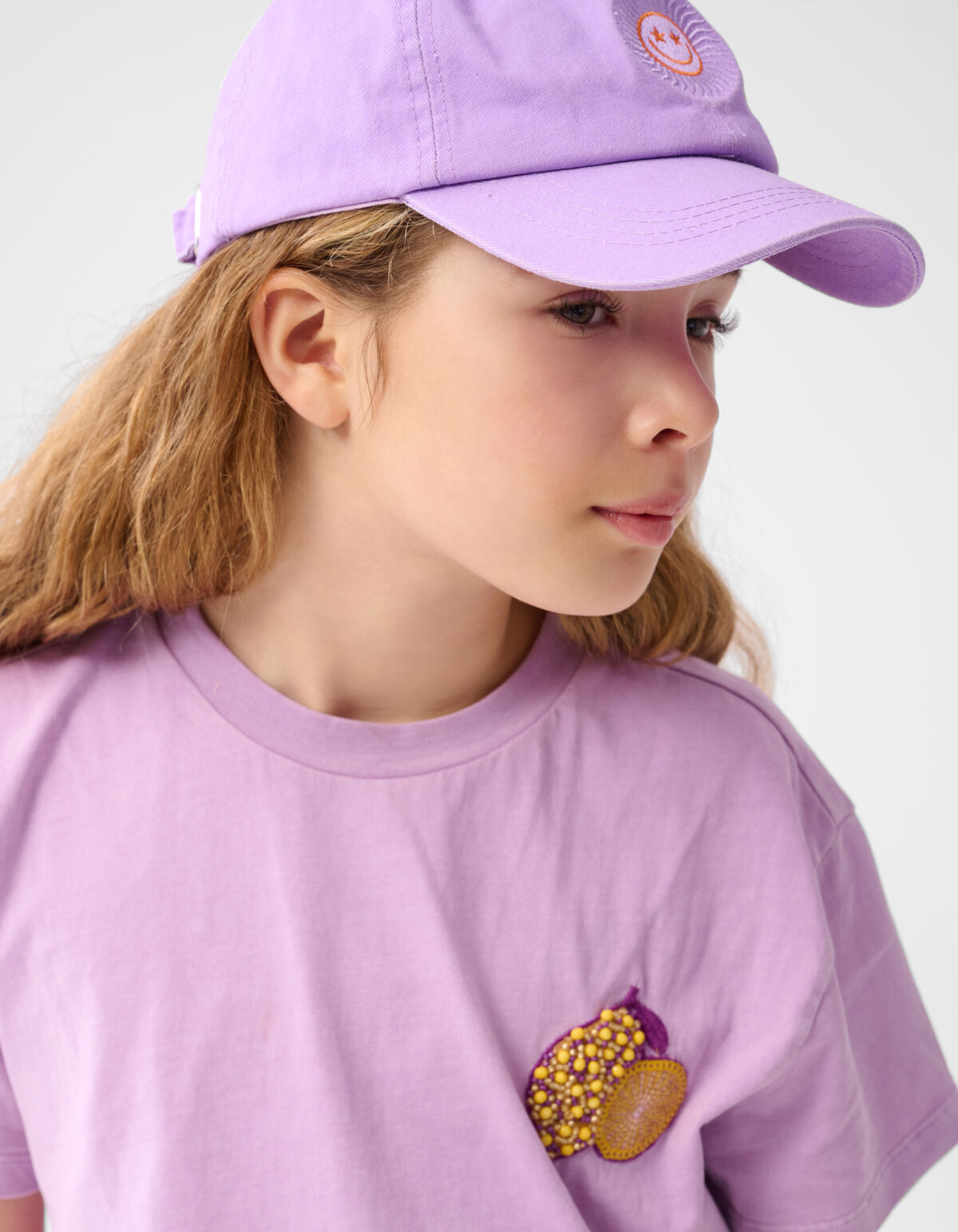 Lemon Patch Artwork T-shirt Lichtpaars SHOEBY GIRLS