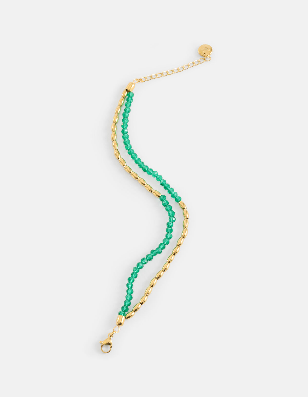 Beaded Armband Groen SHOEBY ACCESSOIRES