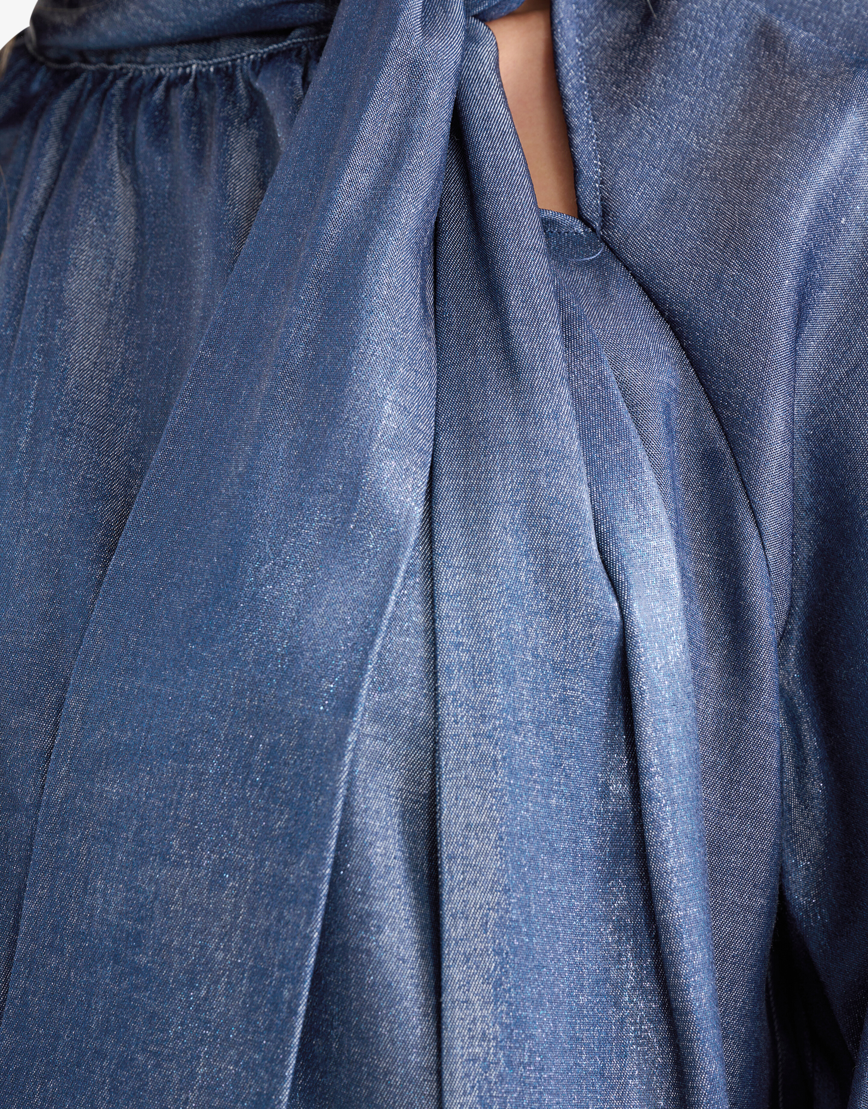Metallic Blouse Donkerblauw SHOEBY WOMEN