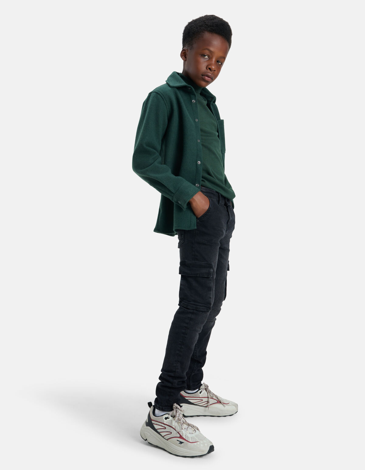 Overshirt Groen SHOEBY BOYS
