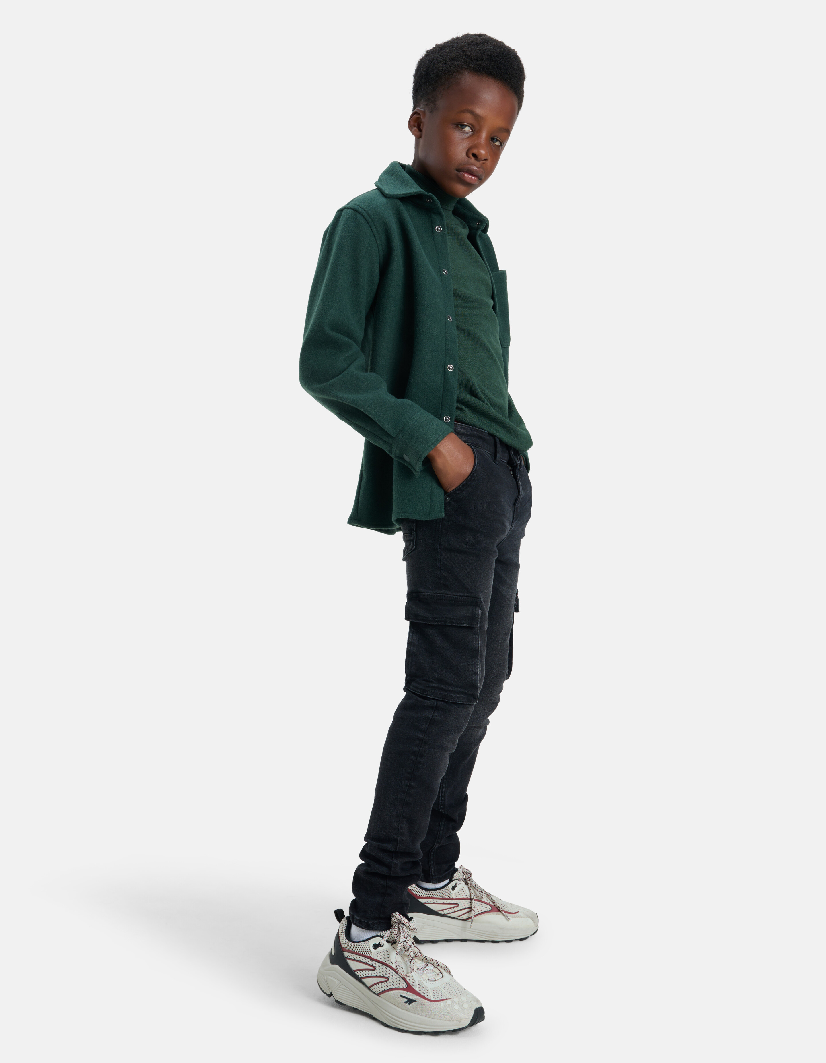 Overshirt Groen SHOEBY BOYS