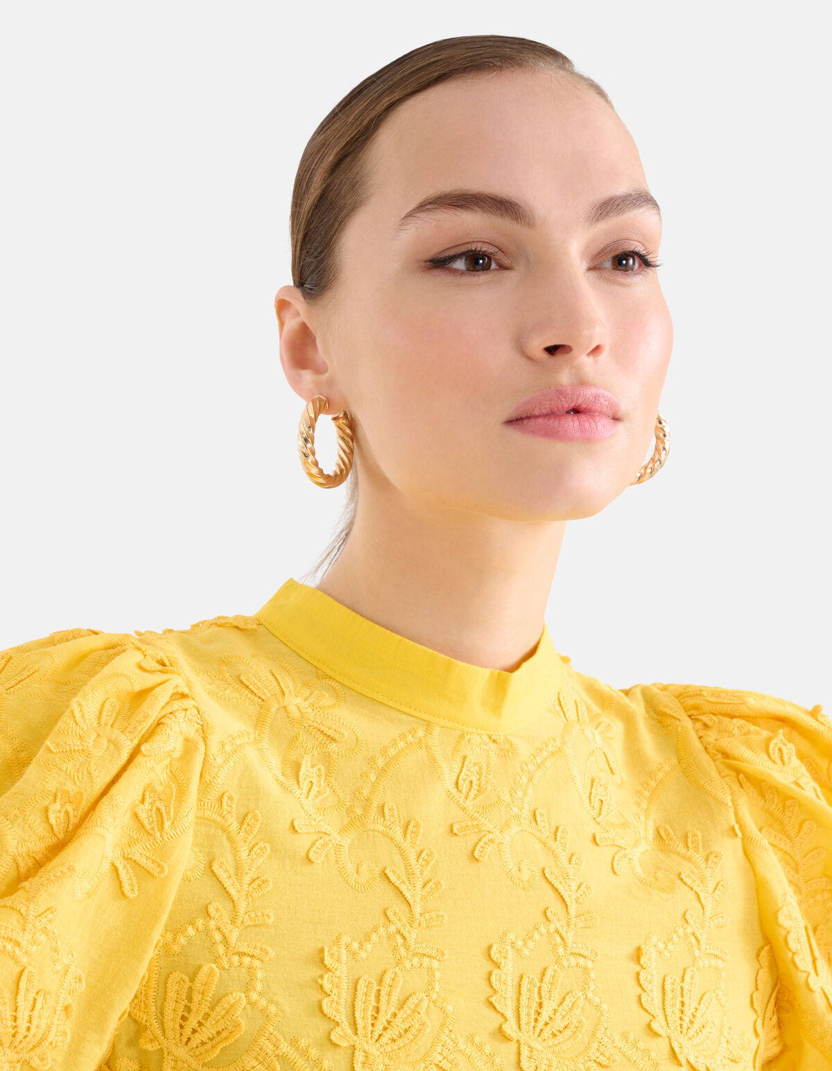 Twisted Hoop Oorbellen Goud SHOEBY ACCESSOIRES