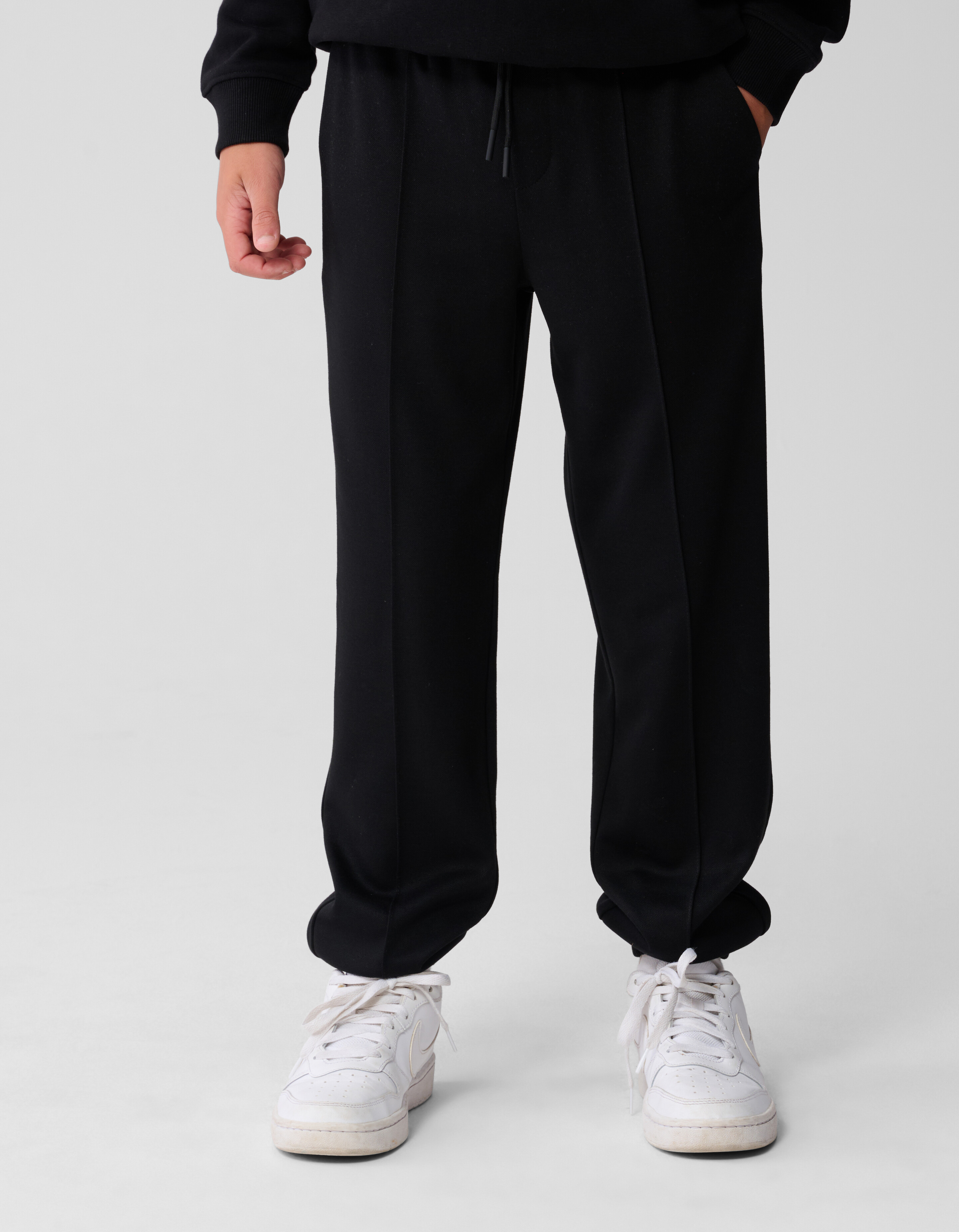 Fancy Wide Broek Zwart SHOEBY BOYS