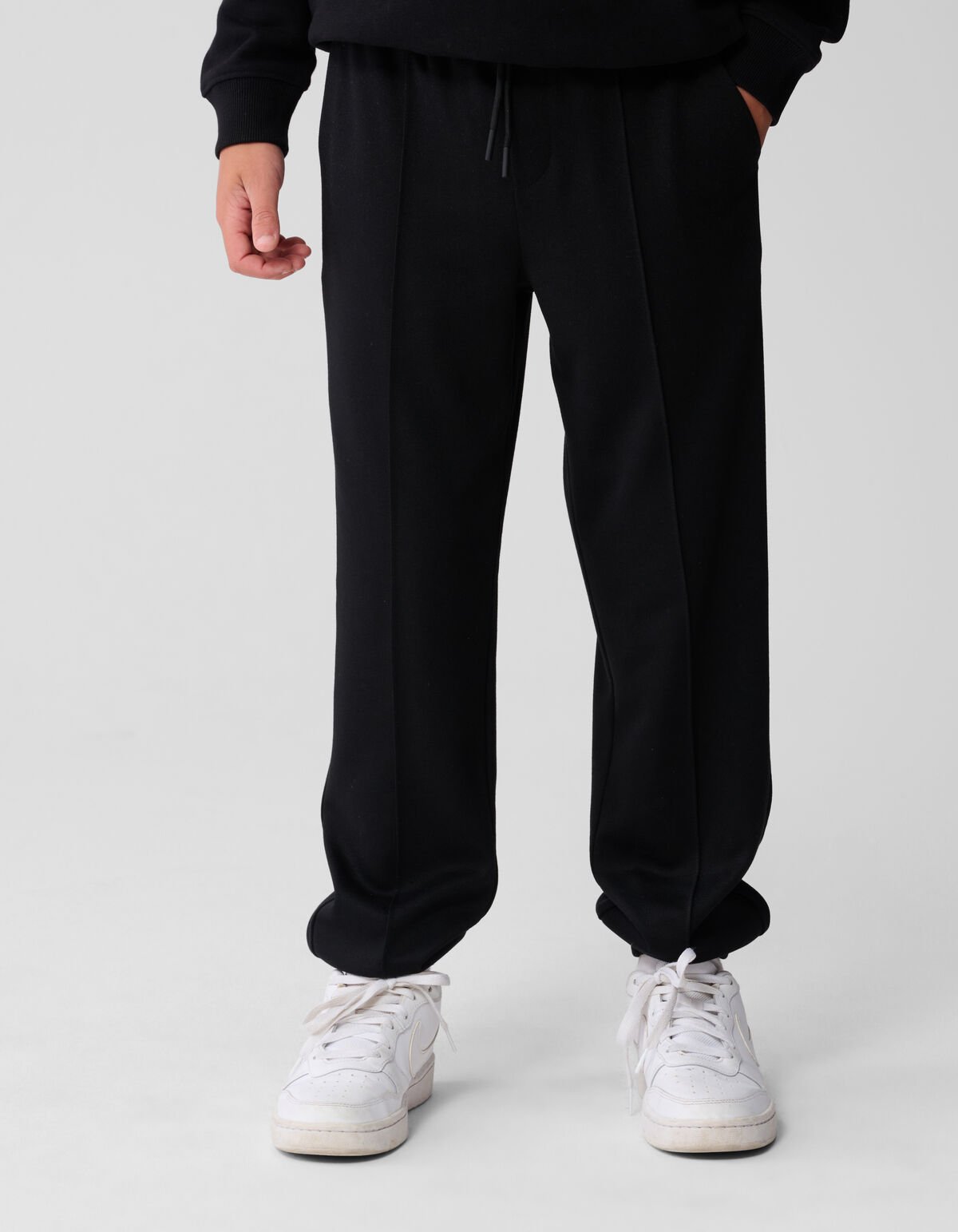 Fancy Wide Broek Zwart SHOEBY BOYS