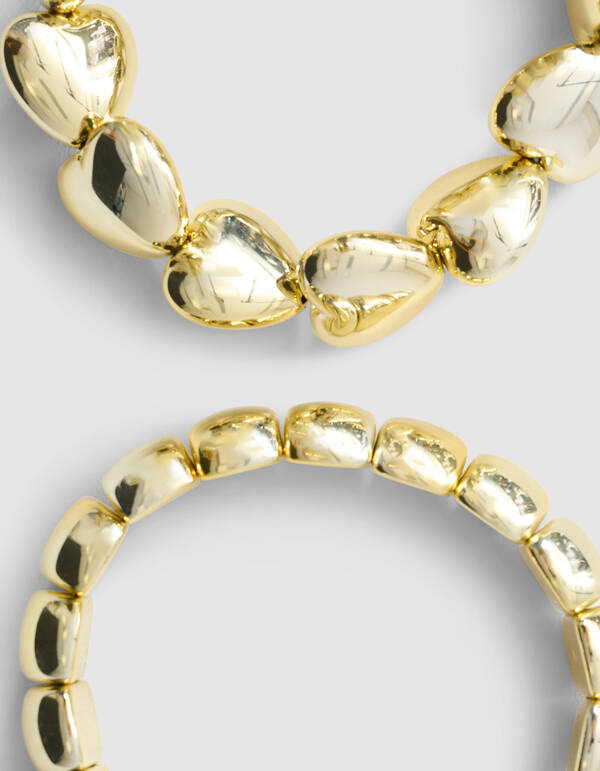 Heart Armbanden Set Goud SHOEBY ACCESSOIRES