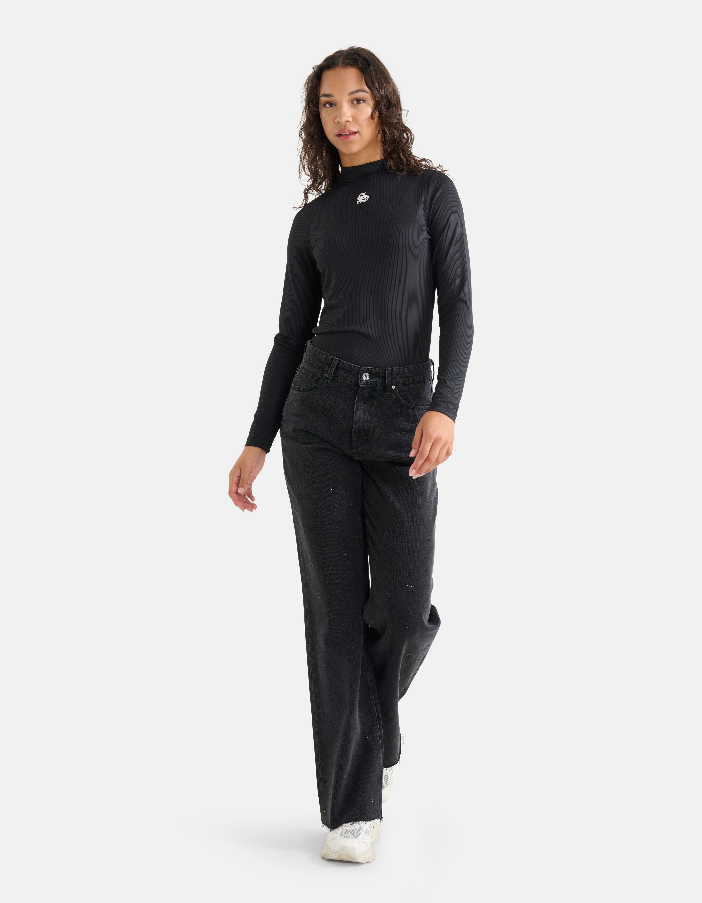 Rib Jersey Coltrui Zwart SHOEBY WOMEN