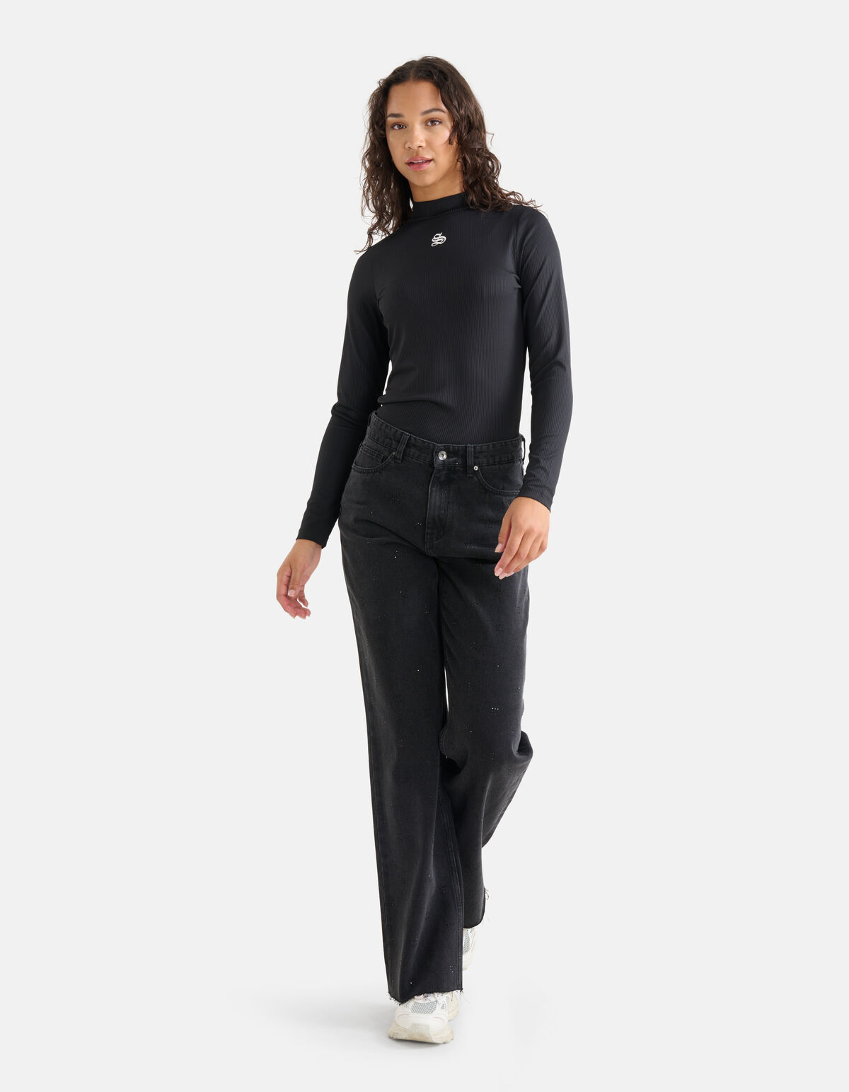 Rib Jersey Coltrui Zwart SHOEBY WOMEN