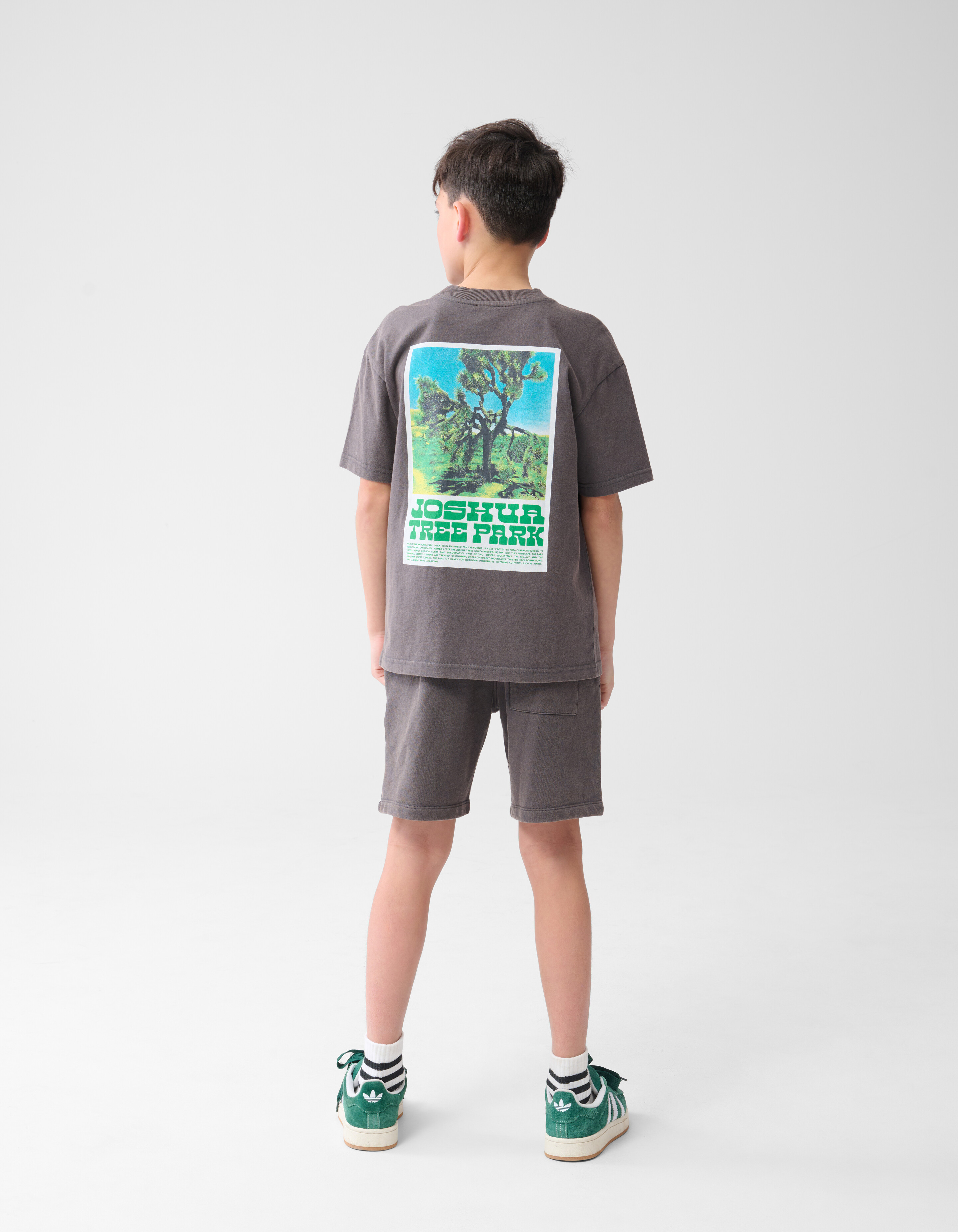 Park Artwork T-shirt Donkergrijs SHOEBY BOYS
