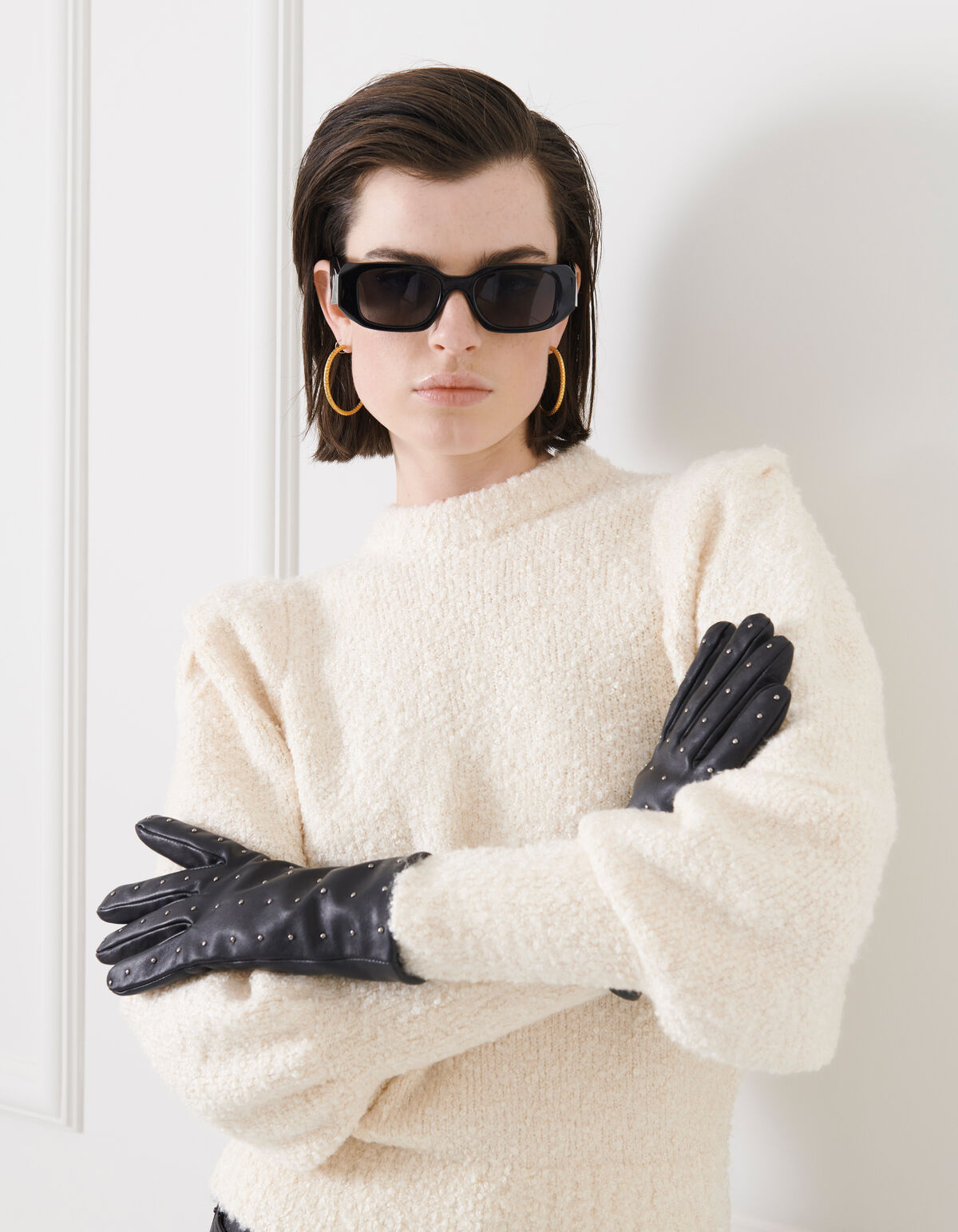 Boucle Trui Gebroken Wit SHOEBY WOMEN