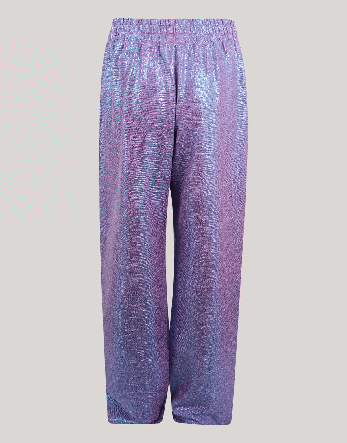 Metallic Wide Leg Broek Paars SHOEBY GIRLS