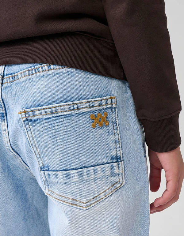 Tapered Fit Jeans Bleached SHOEBY BOYS