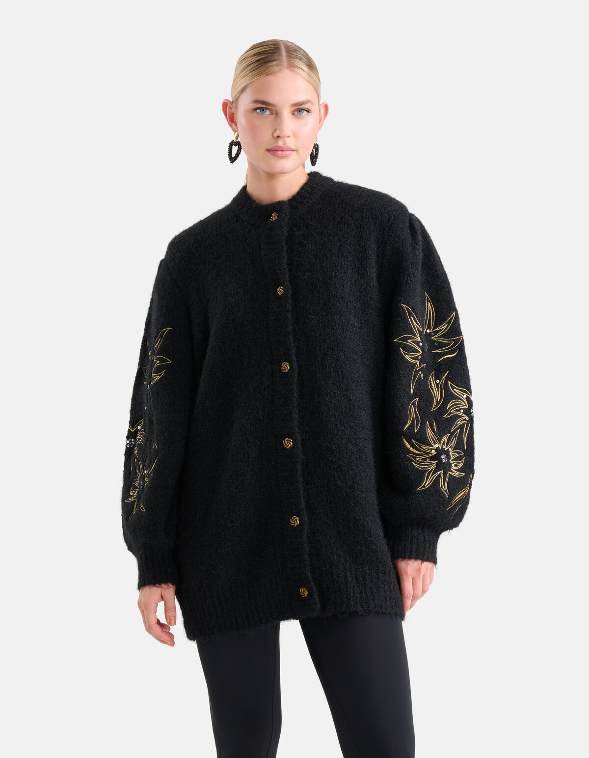 Embroidery Vest Zwart SHOEBY WOMEN