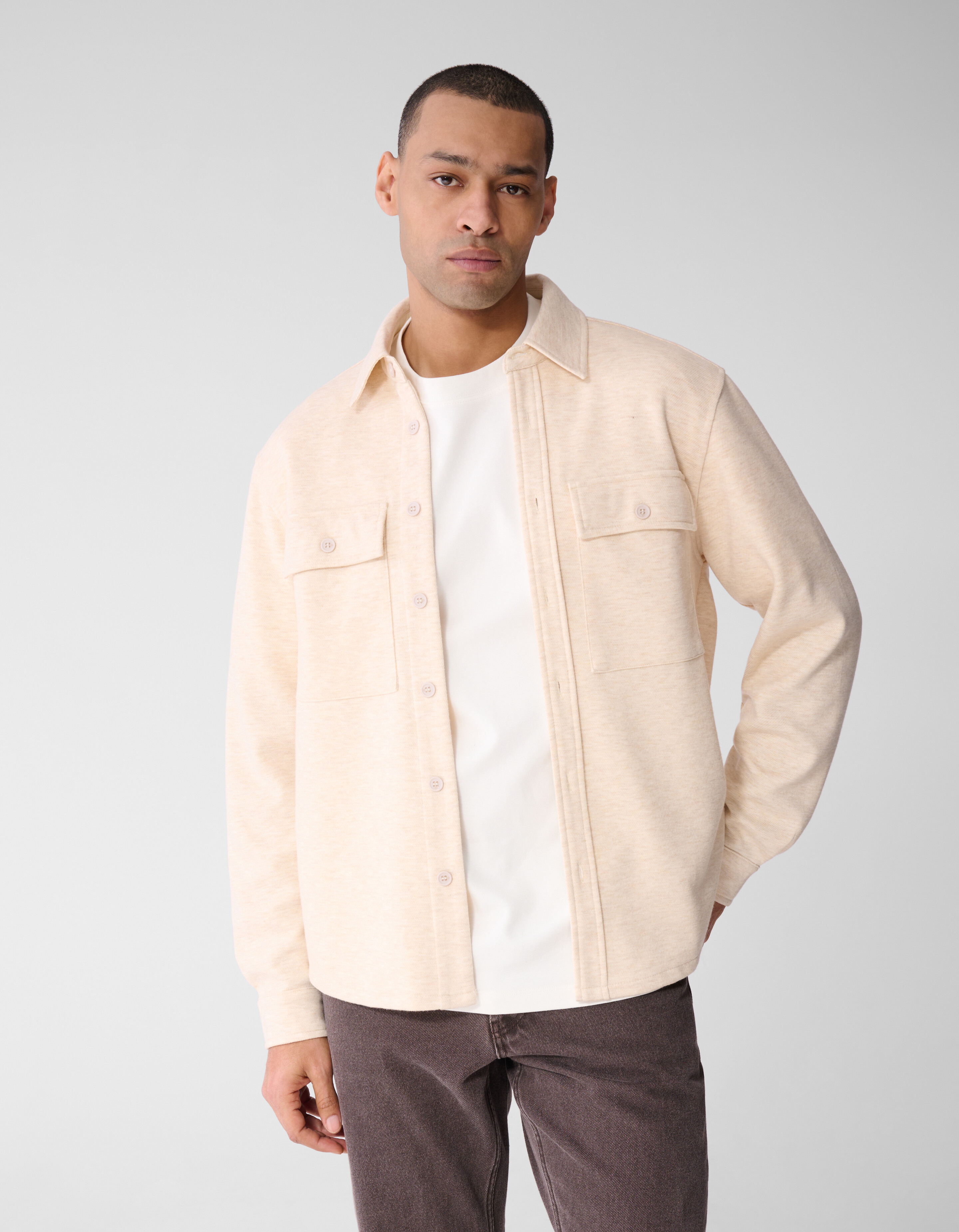 Soft Overshirt Gebroken Wit SHOEBY MEN