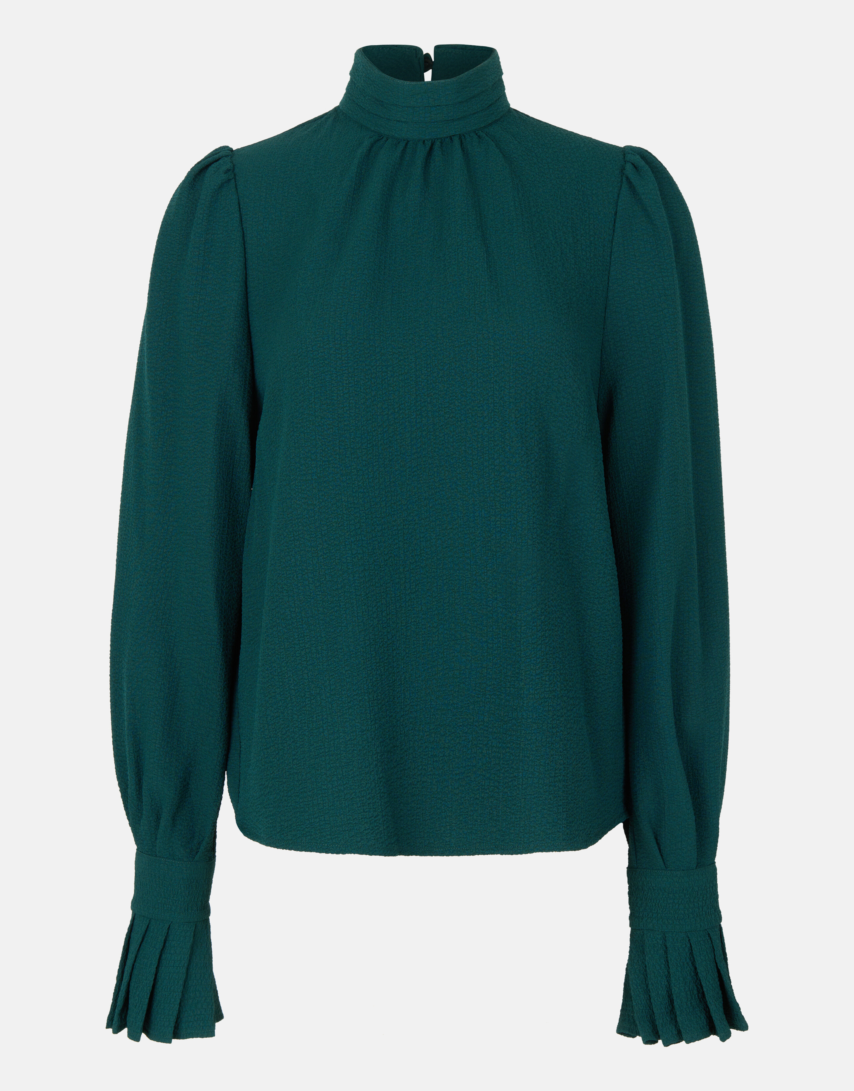 Volumineuze Mouwen Blouse Groen SHOEBY WOMEN