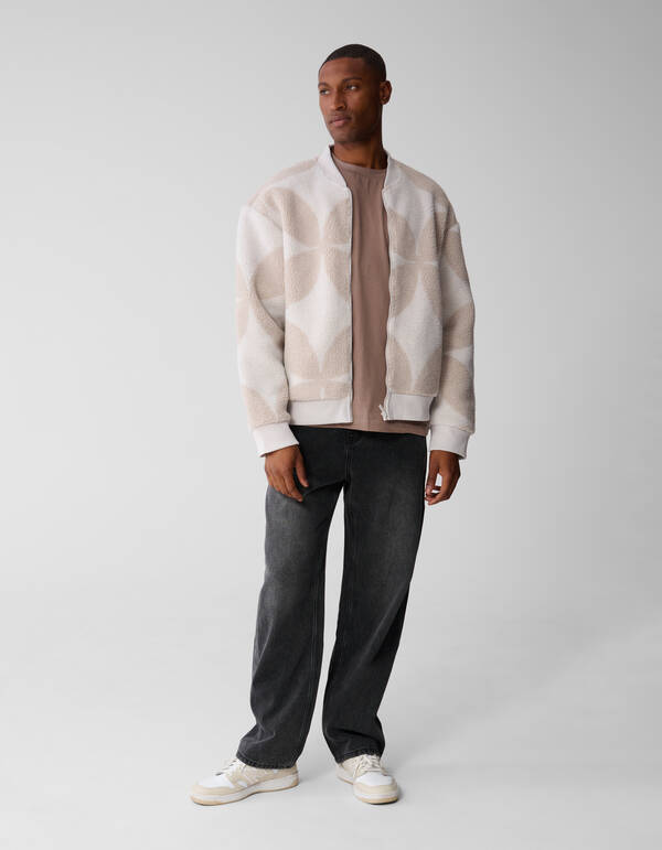 Baggy Fit Jeans Donkergrijs L33 SHOEBY MEN