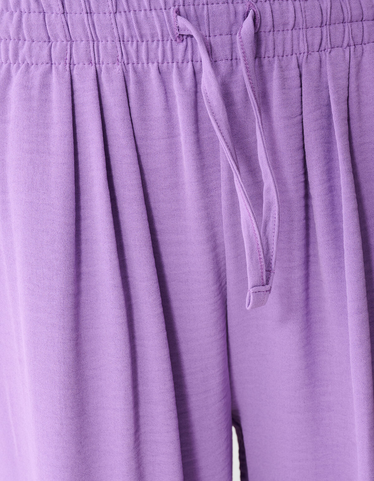 Twist Wide Leg Broek Paars SHOEBY GIRLS