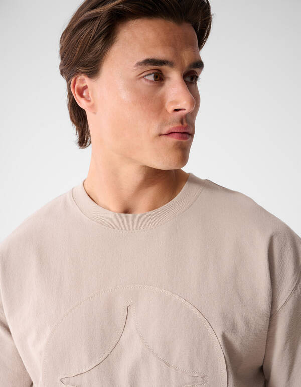 Spark T-shirt Lichtbruin SHOEBY MEN
