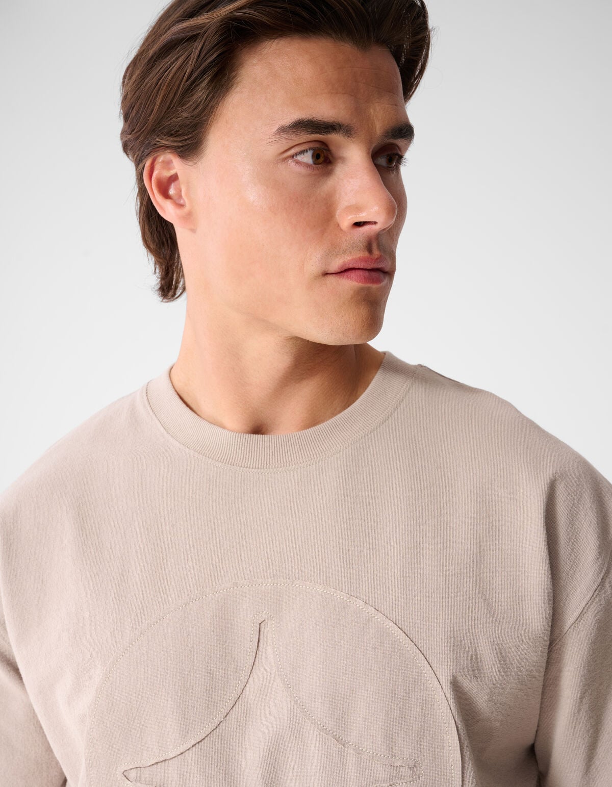 Spark T-shirt Lichtbruin SHOEBY MEN