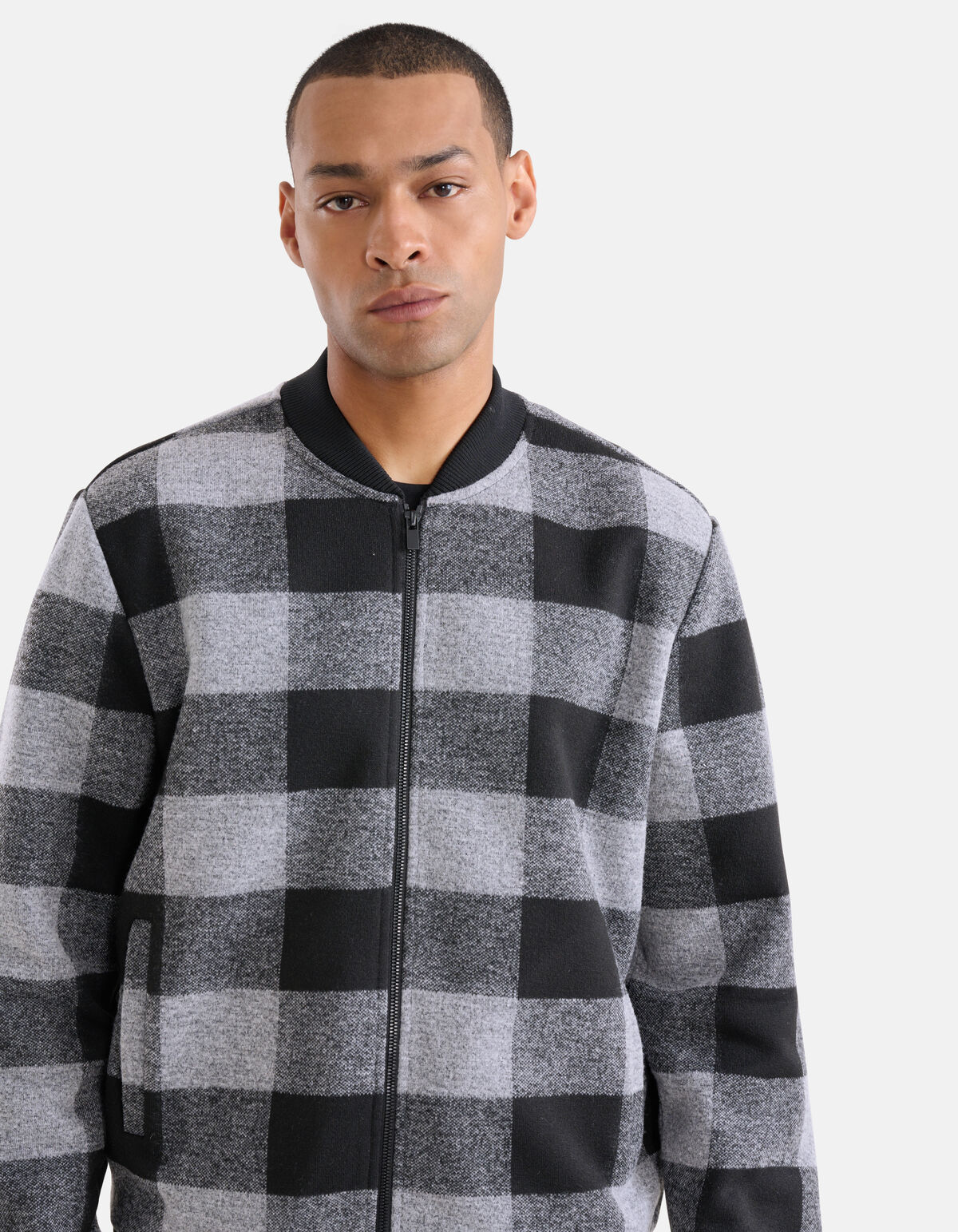 Ruiten Bomber Jack Grijs SHOEBY MEN