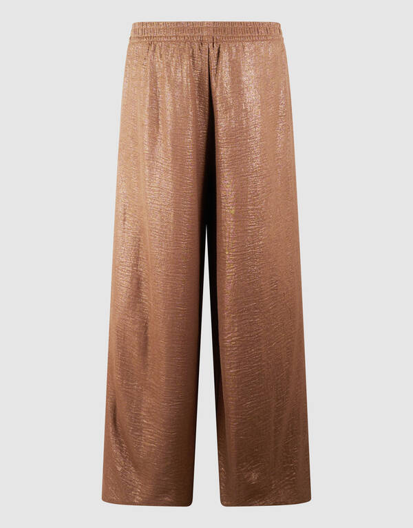 Twist Glitter Broek Bruin SHOEBY WOMEN