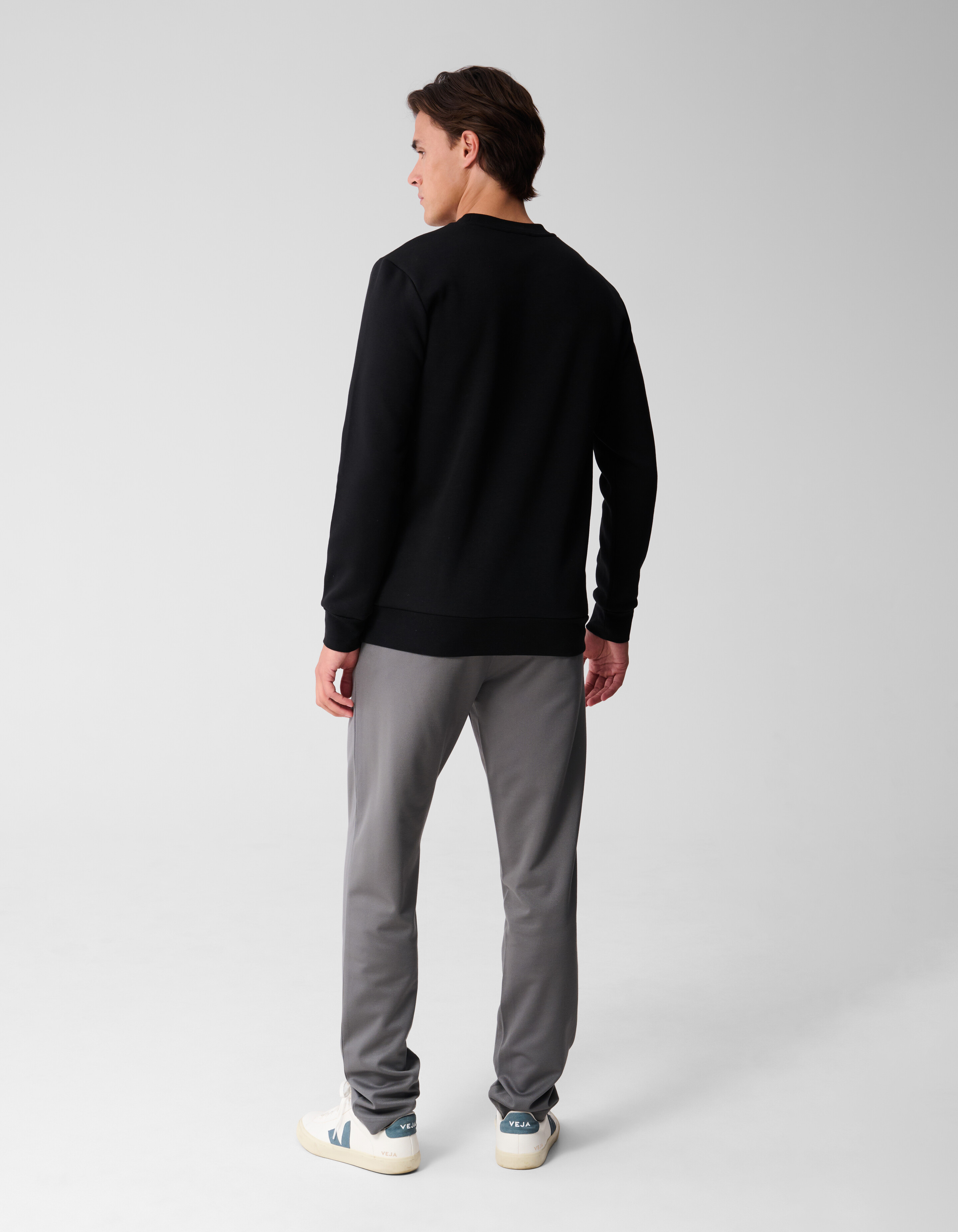 Cord Artwork Sweater Zwart SHOEBY MEN