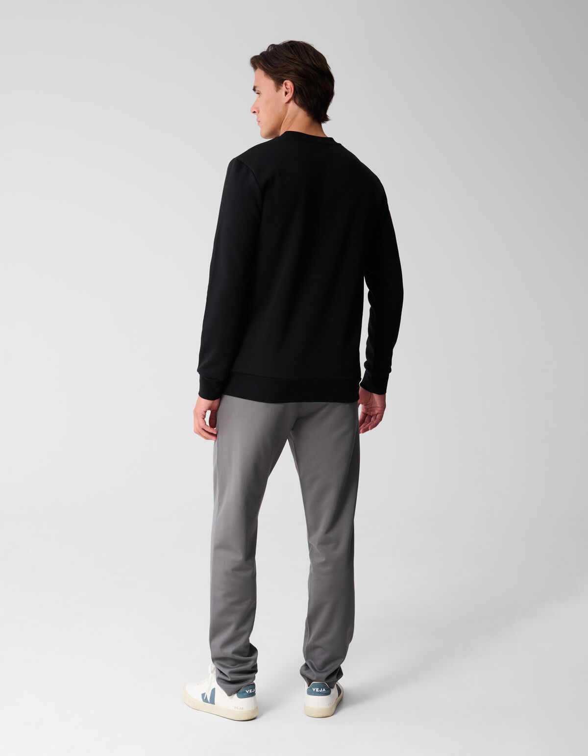 Cord Artwork Sweater Zwart SHOEBY MEN