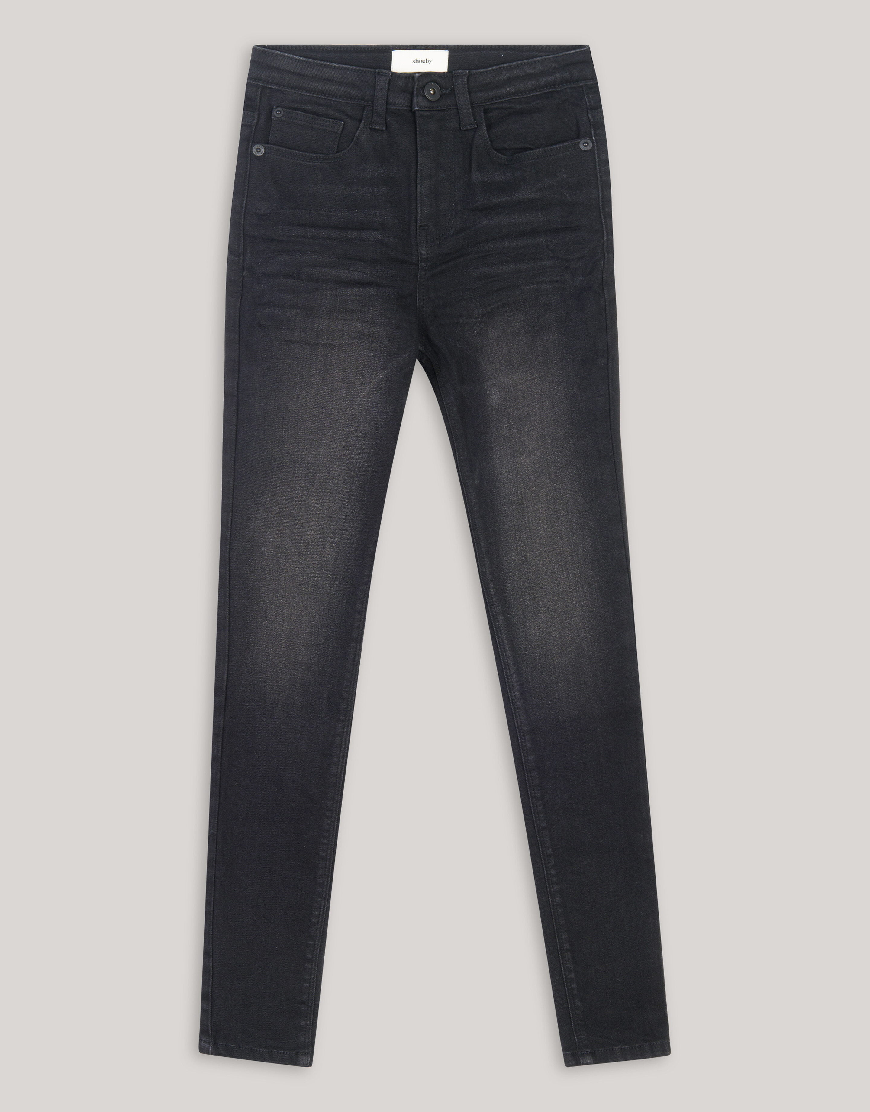 Skinny Fit Jeans Zwart SHOEBY GIRLS