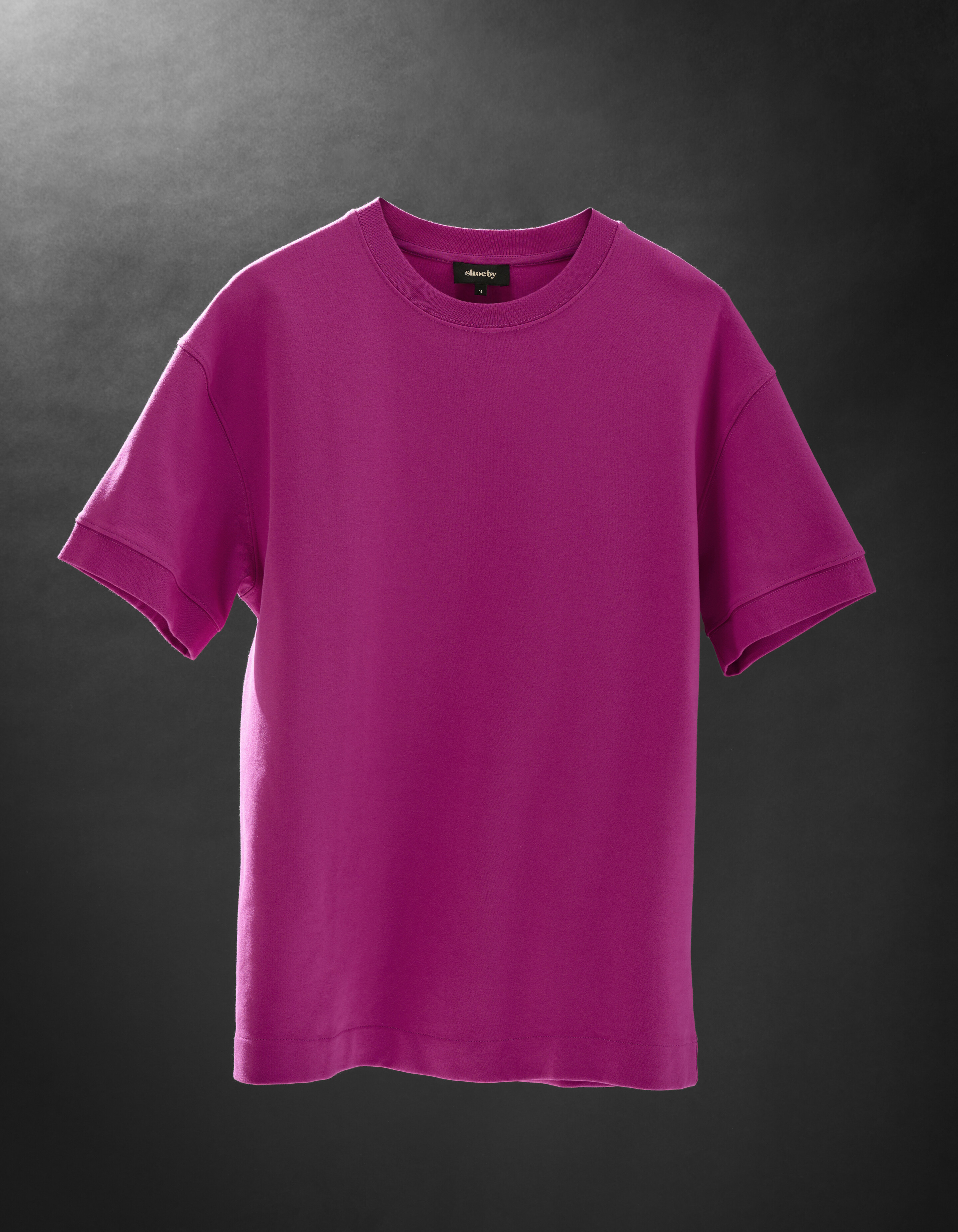 Relaxed Fit T-shirt Donkerroze SHOEBY MEN