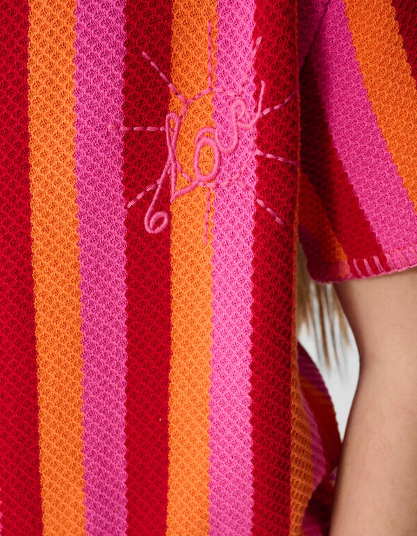 Striped Top Rood/Roze SHOEBY GIRLS