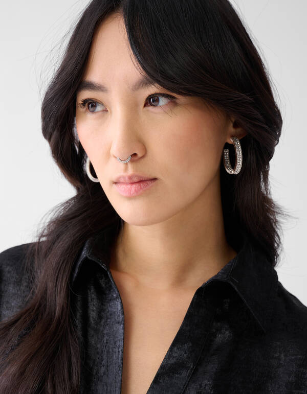 Glitter Blouse Zwart SHOEBY WOMEN