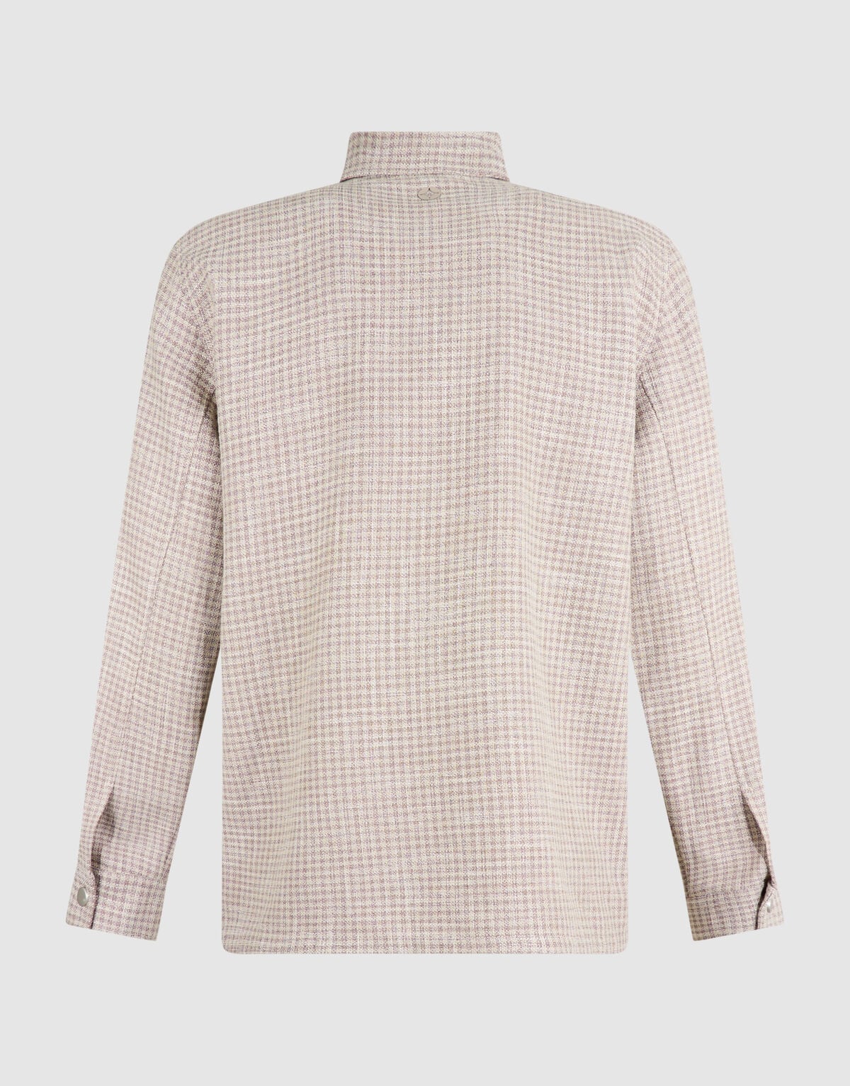 Melange Check Overshirt Zand SHOEBY MEN