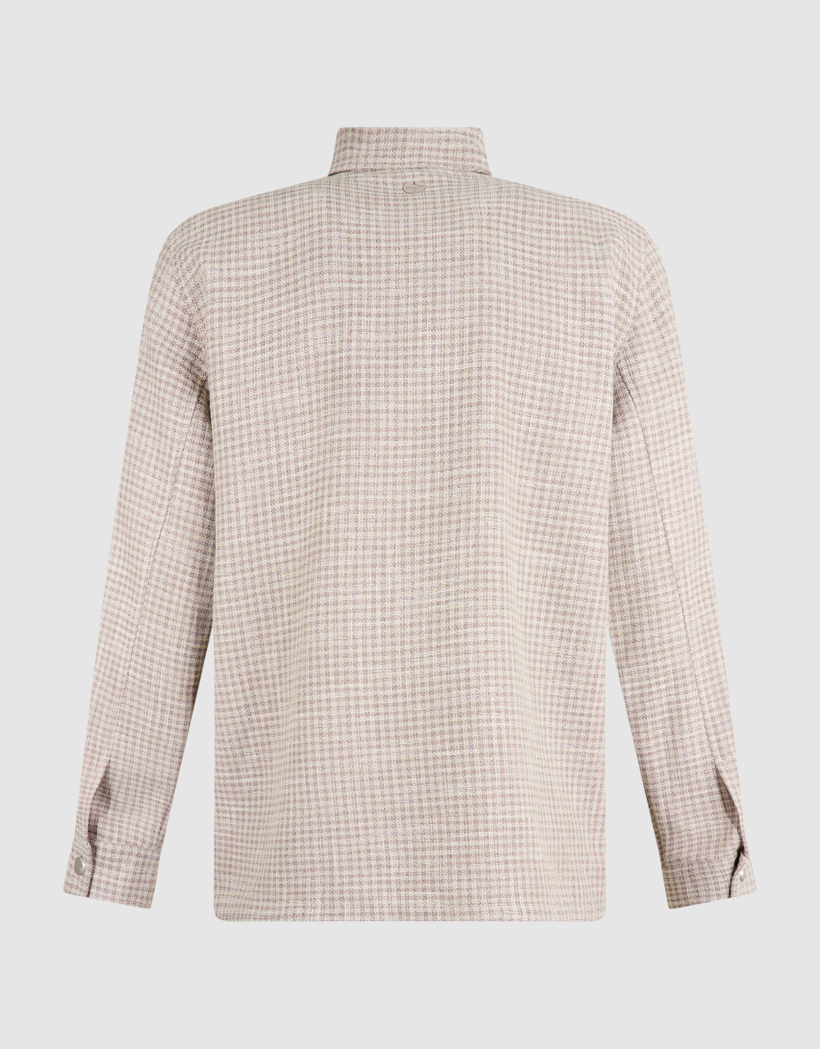 Melange Check Overshirt Zand SHOEBY MEN