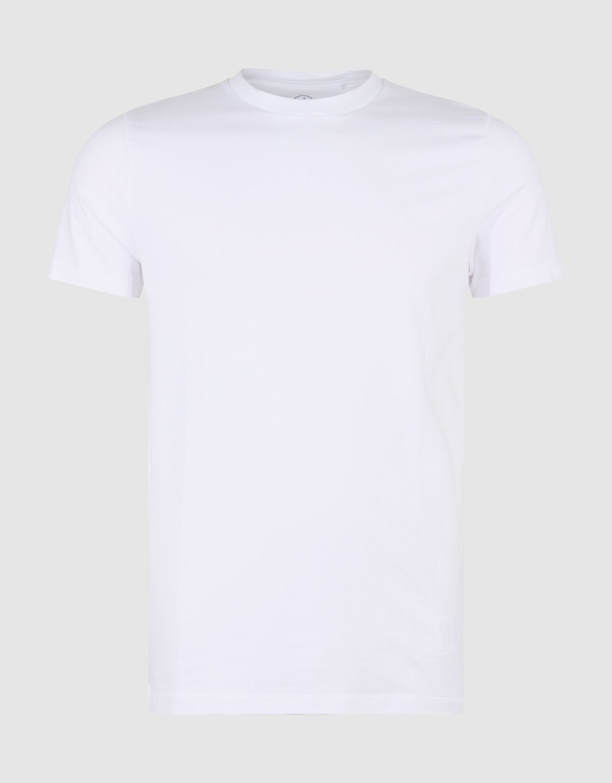 Basis T-shirt Wit SHOEBY MEN