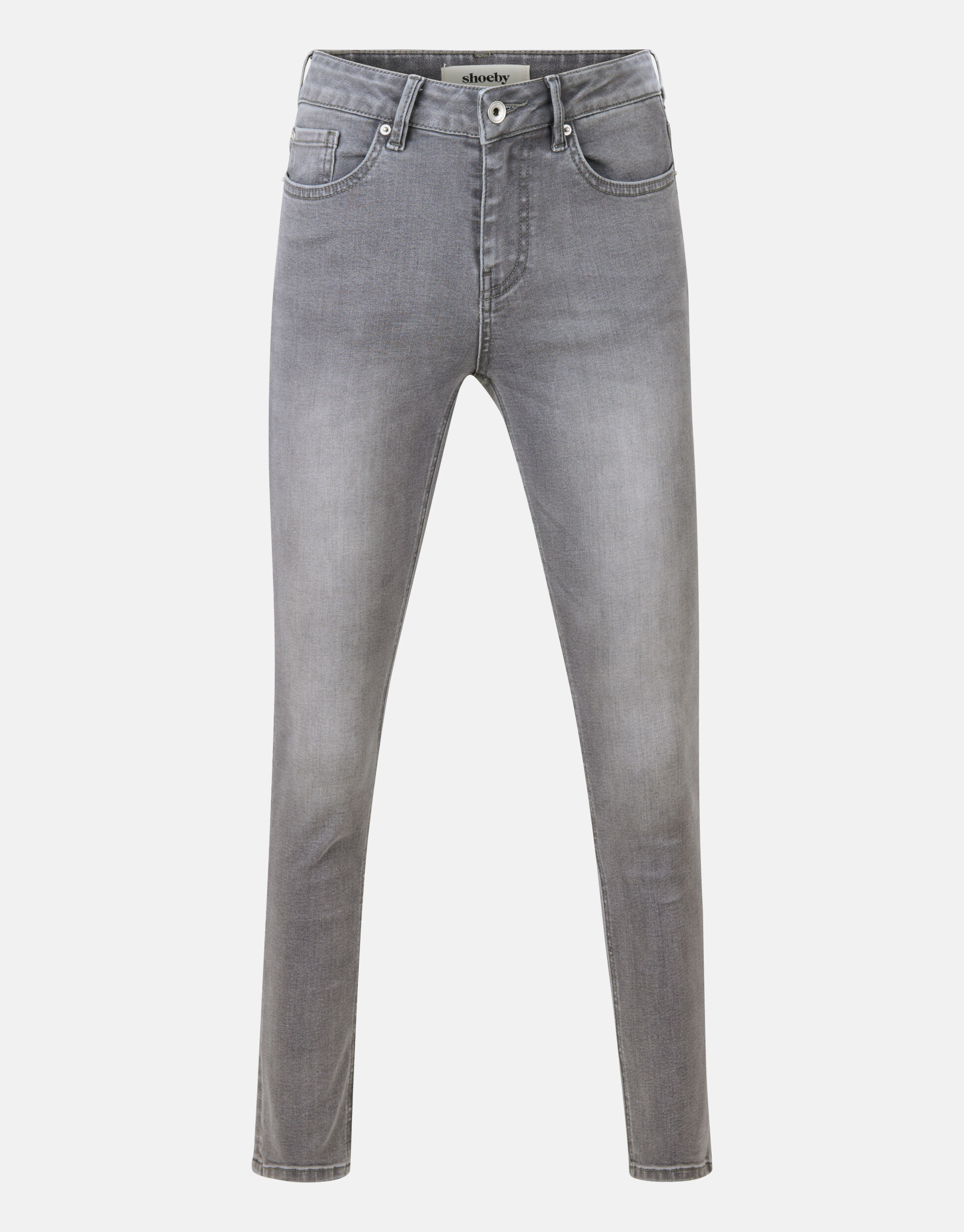 Skinny Jeans Lichtgrijs L28 Shoeby
