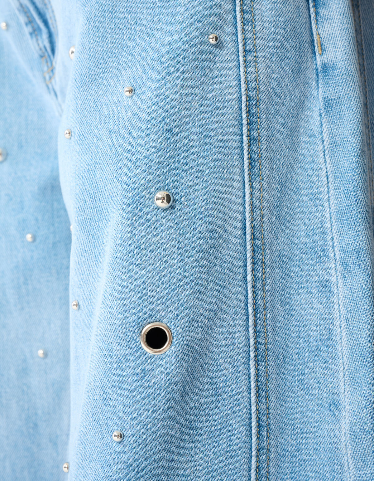 Studded Baggy Fit Jeans Blauw SHOEBY WOMEN