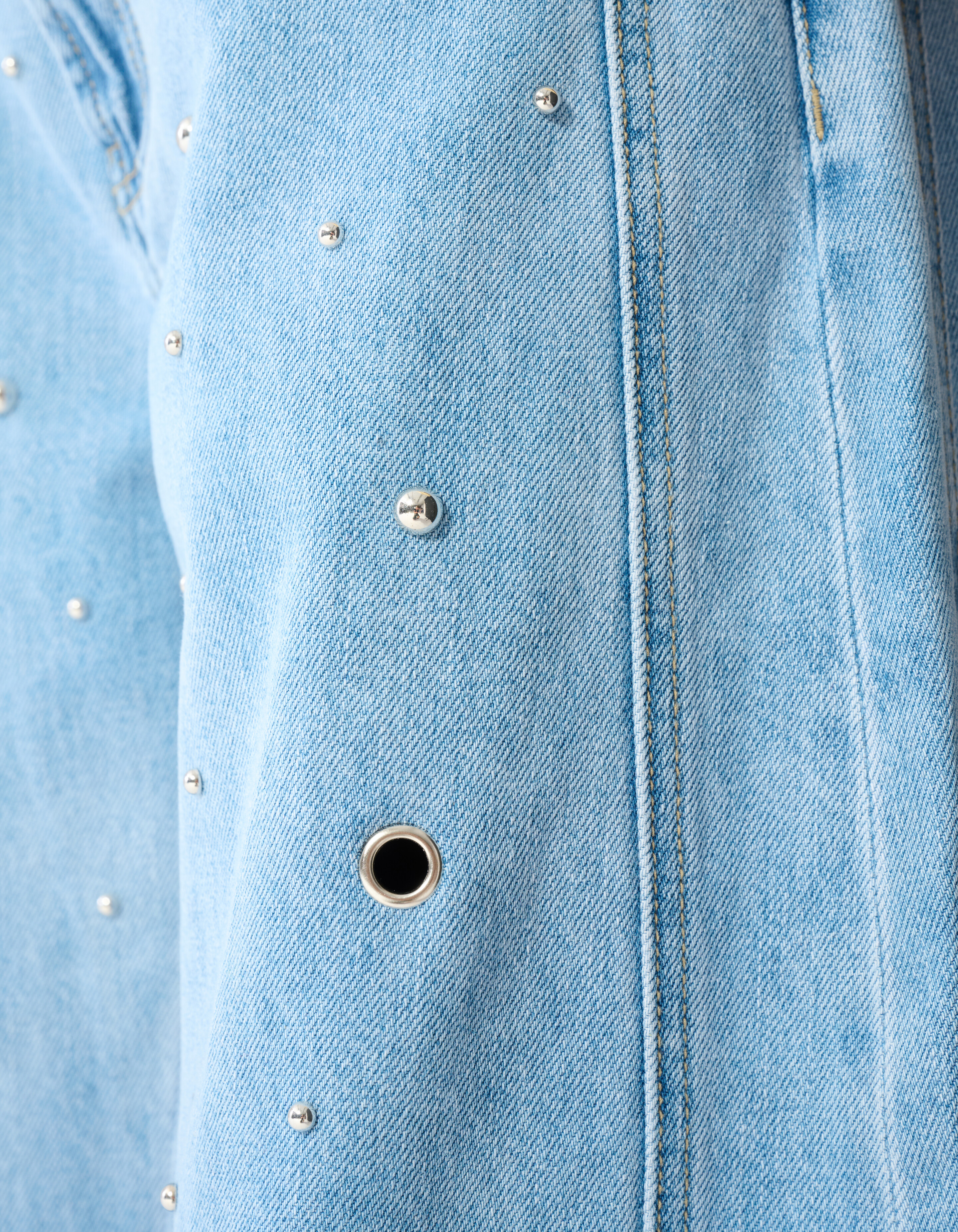 Studded Baggy Fit Jeans Blauw SHOEBY WOMEN