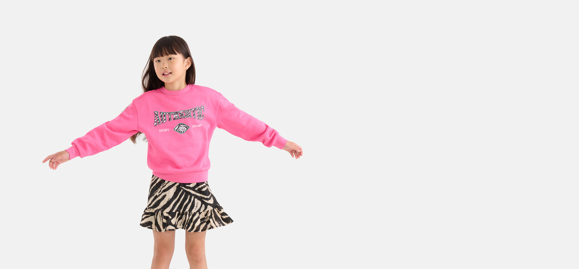Artwork Sweater Roze SHOEBY GIRLS