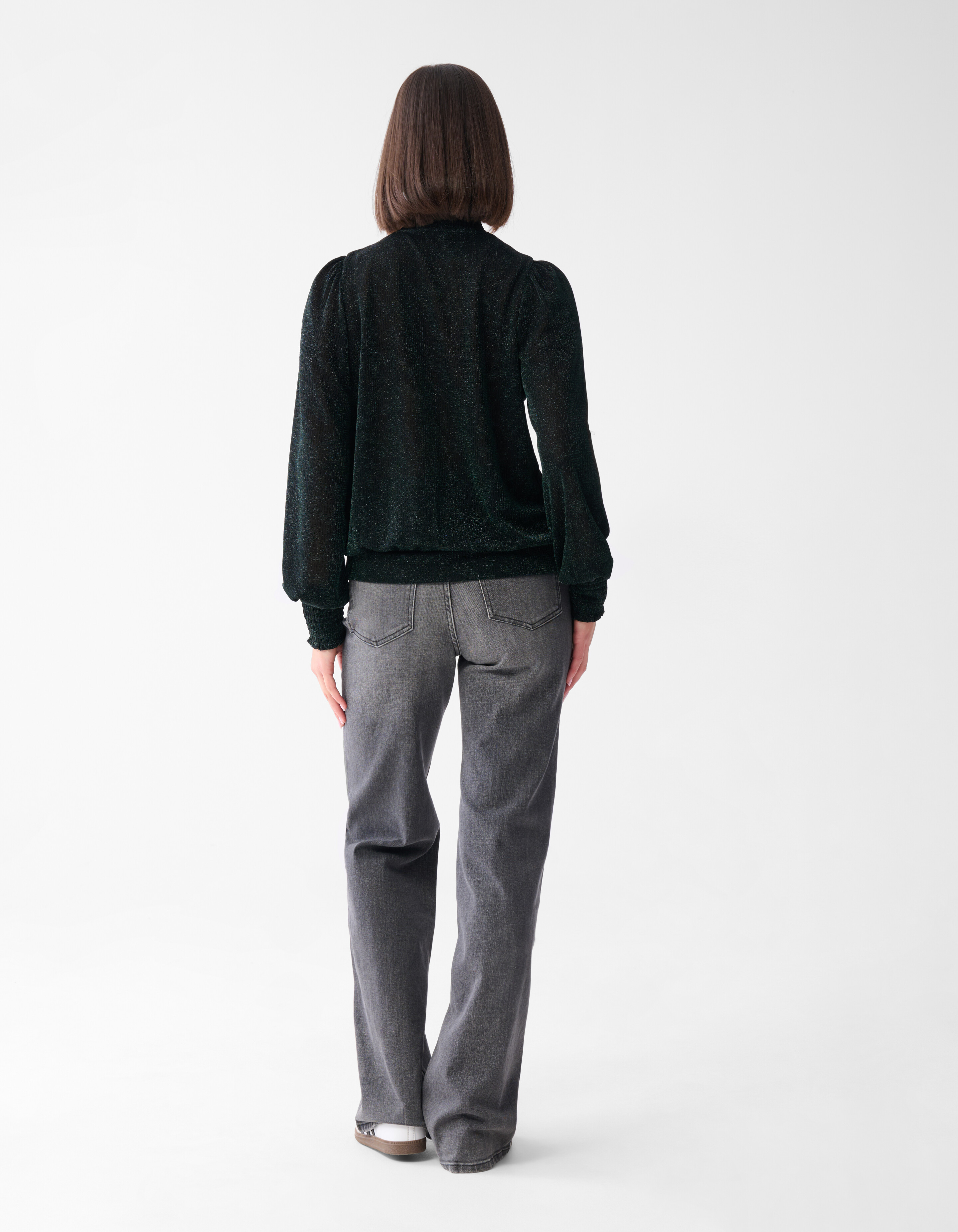 Lurex Top Donkergroen SHOEBY WOMEN