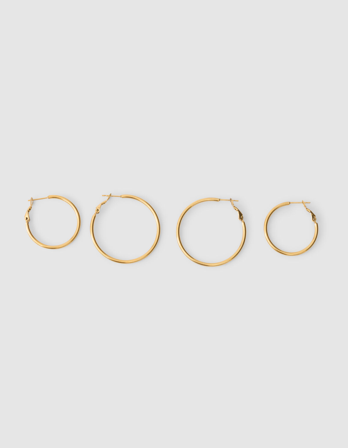 Basic Hoop Oorbellen Set Goud SHOEBY ACCESSOIRES