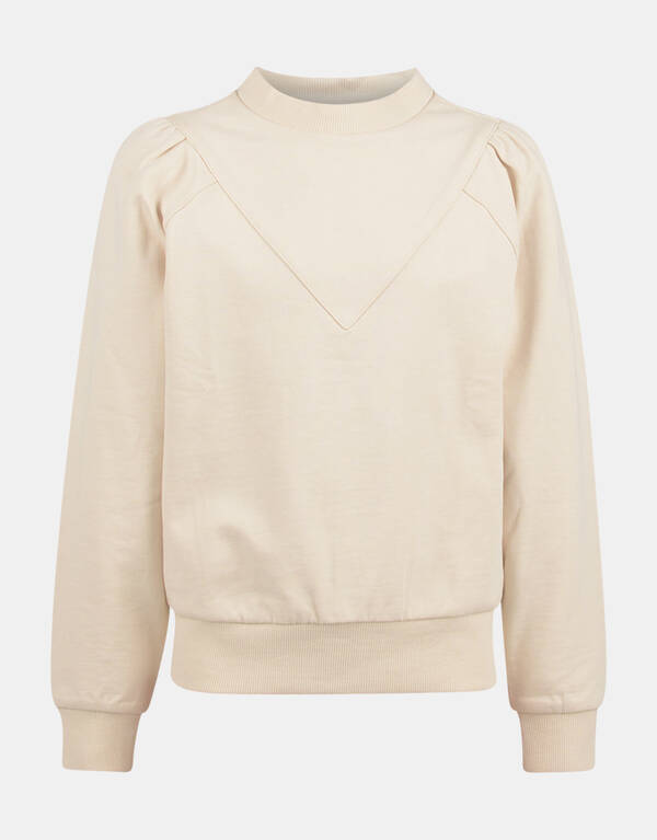 Pofmouwen Sweater Gebroken Wit JILL&MITCH