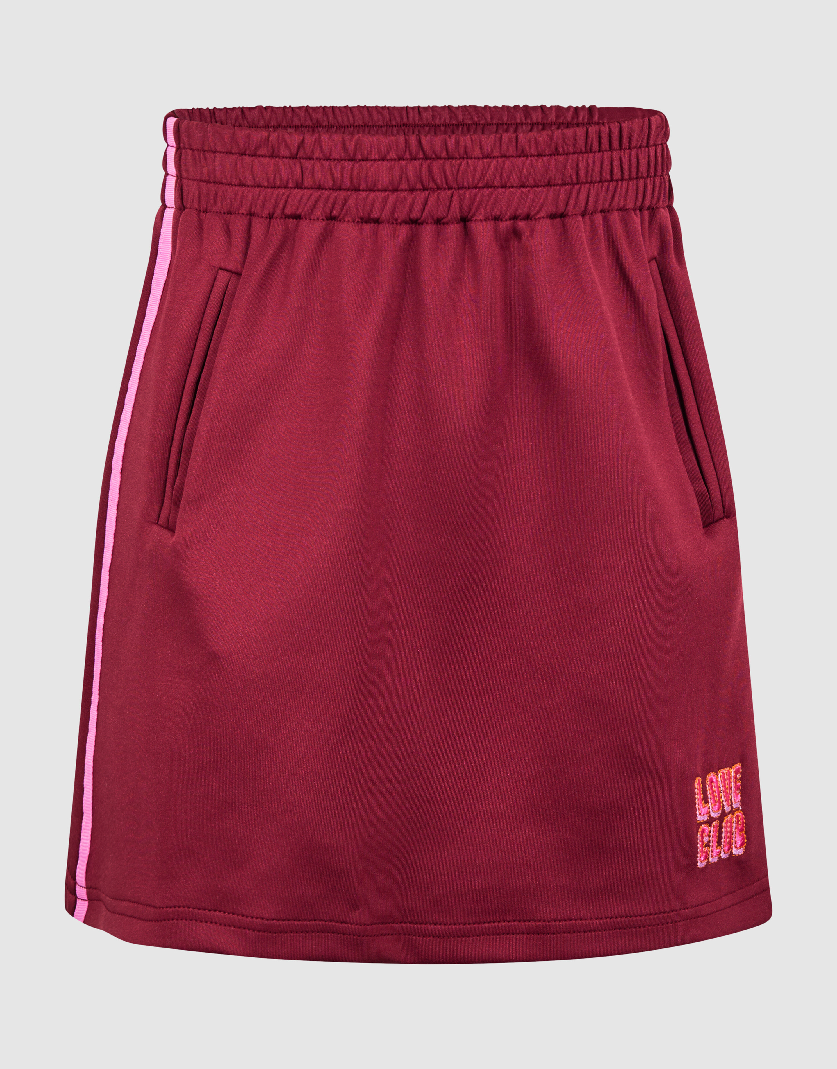 Sporty Mini Rok Donkerrood SHOEBY GIRLS