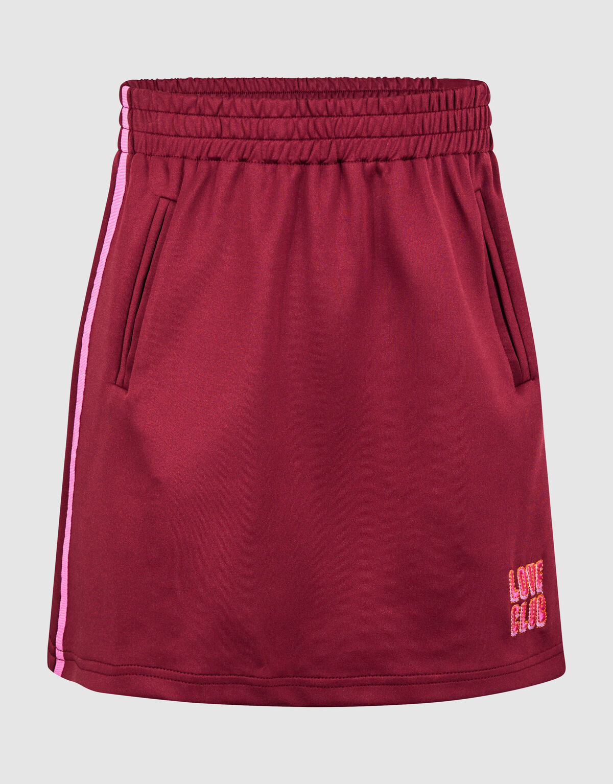 Sporty Mini Rok Donkerrood SHOEBY GIRLS