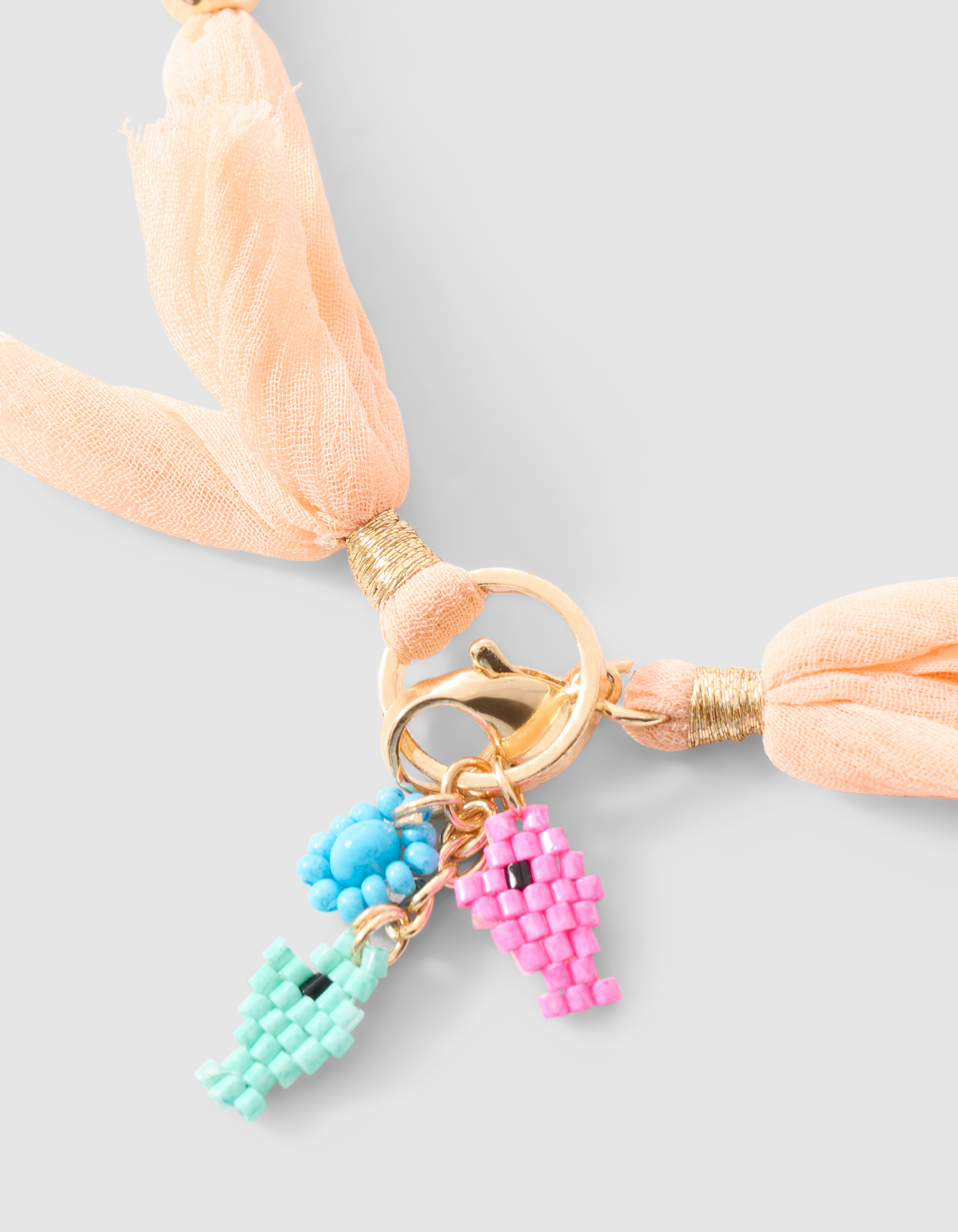 Charm Scarf Ketting Lichtroranje SHOEBY GIRLS