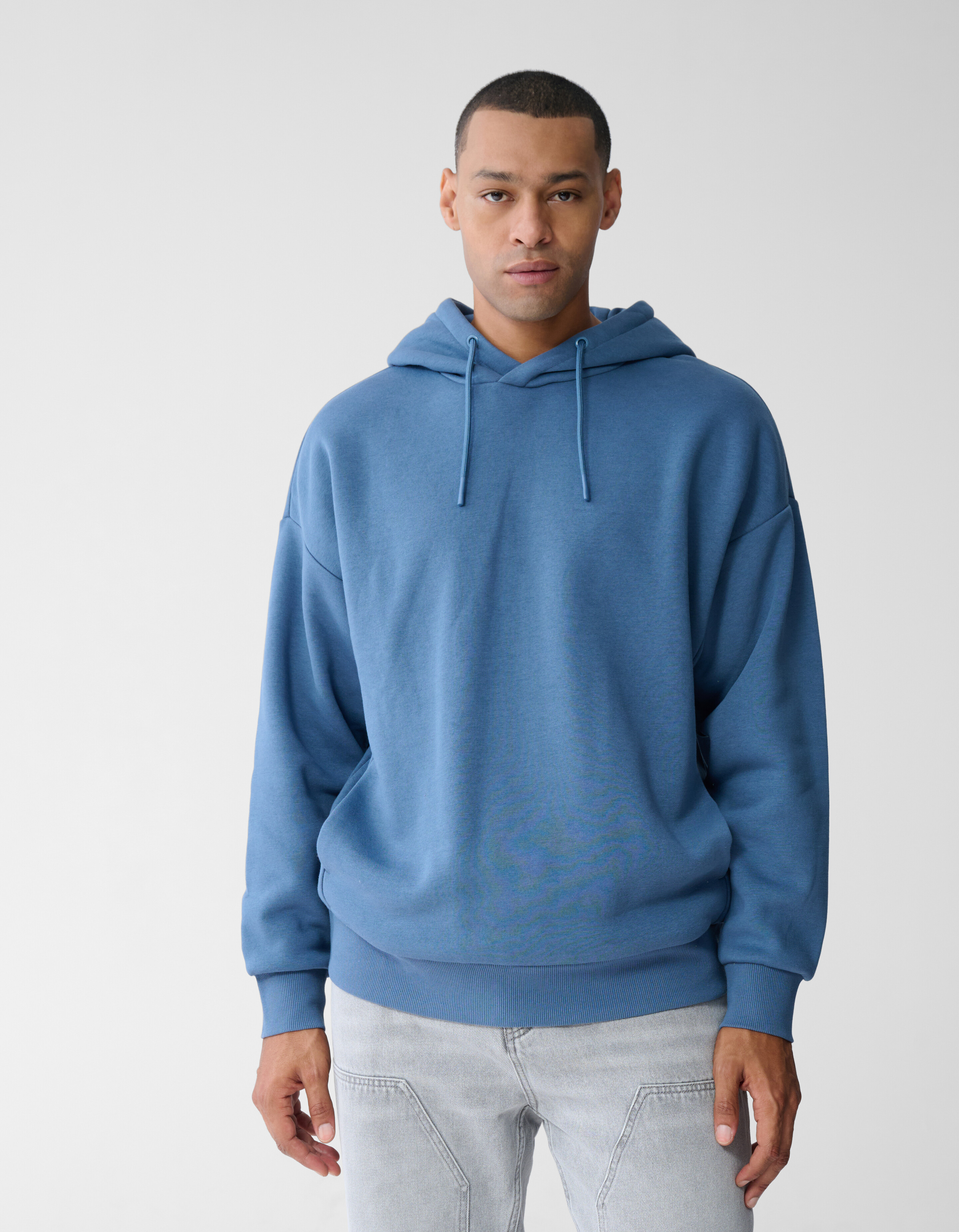 Label Sweat Hoodie Blauw SHOEBY MEN