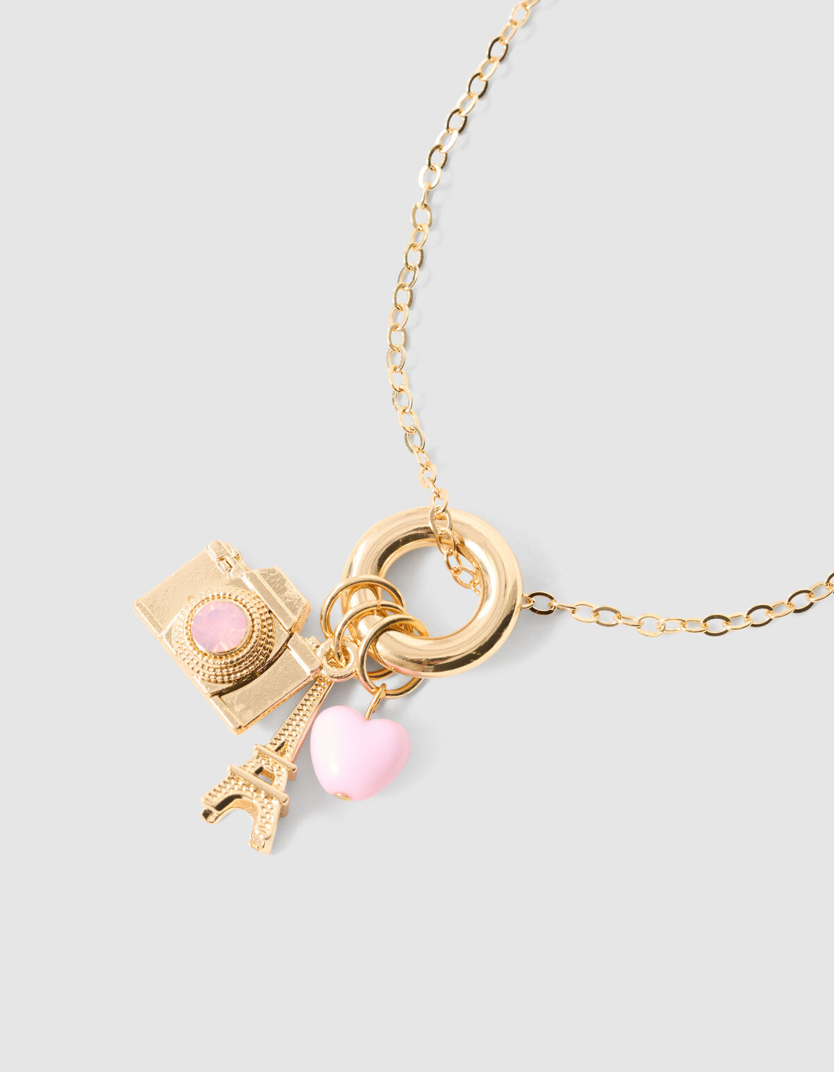 Paris Charm Ketting Goud SHOEBY ACCESSOIRES