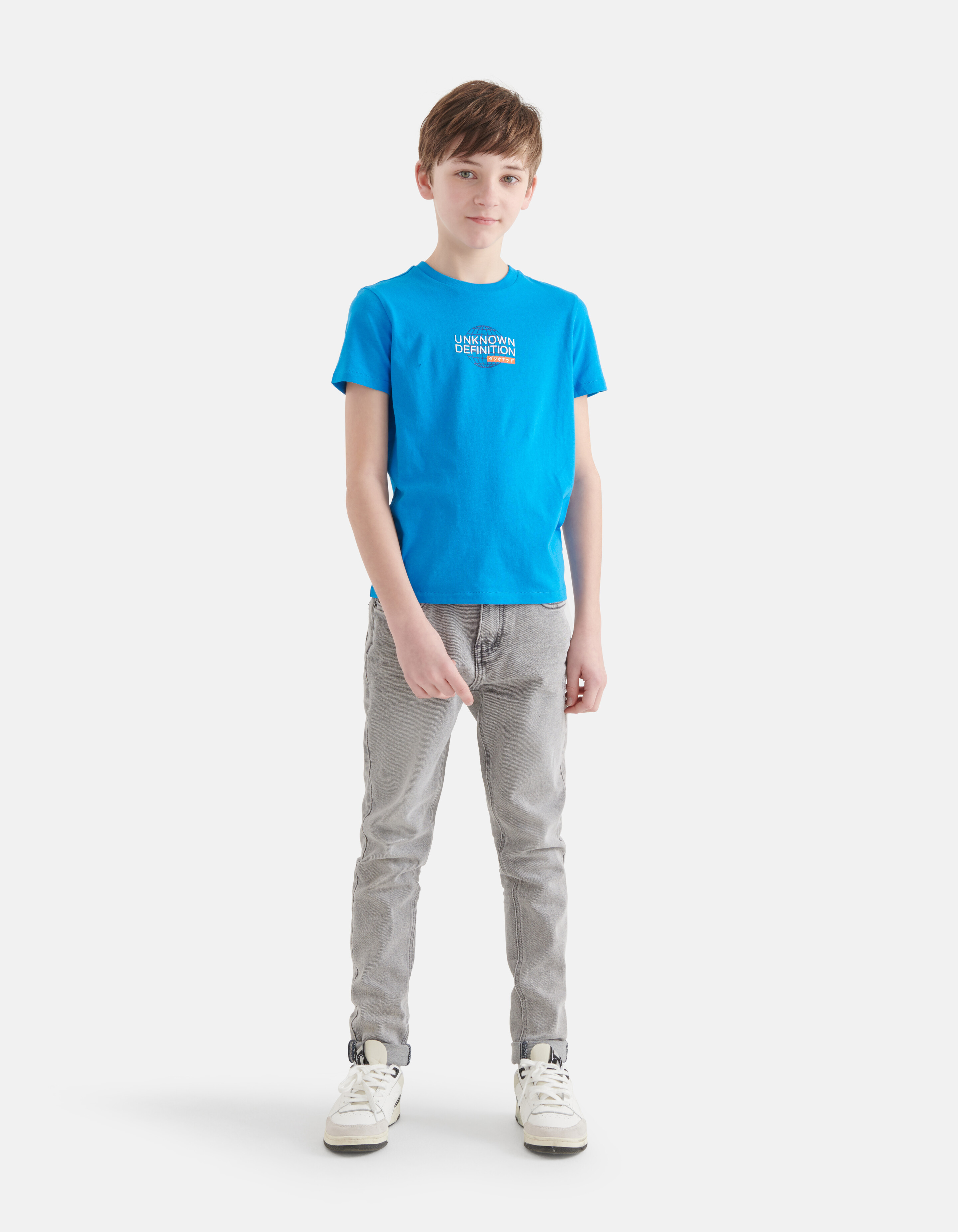 Artwork T-shirt Blauw SHOEBY BOYS