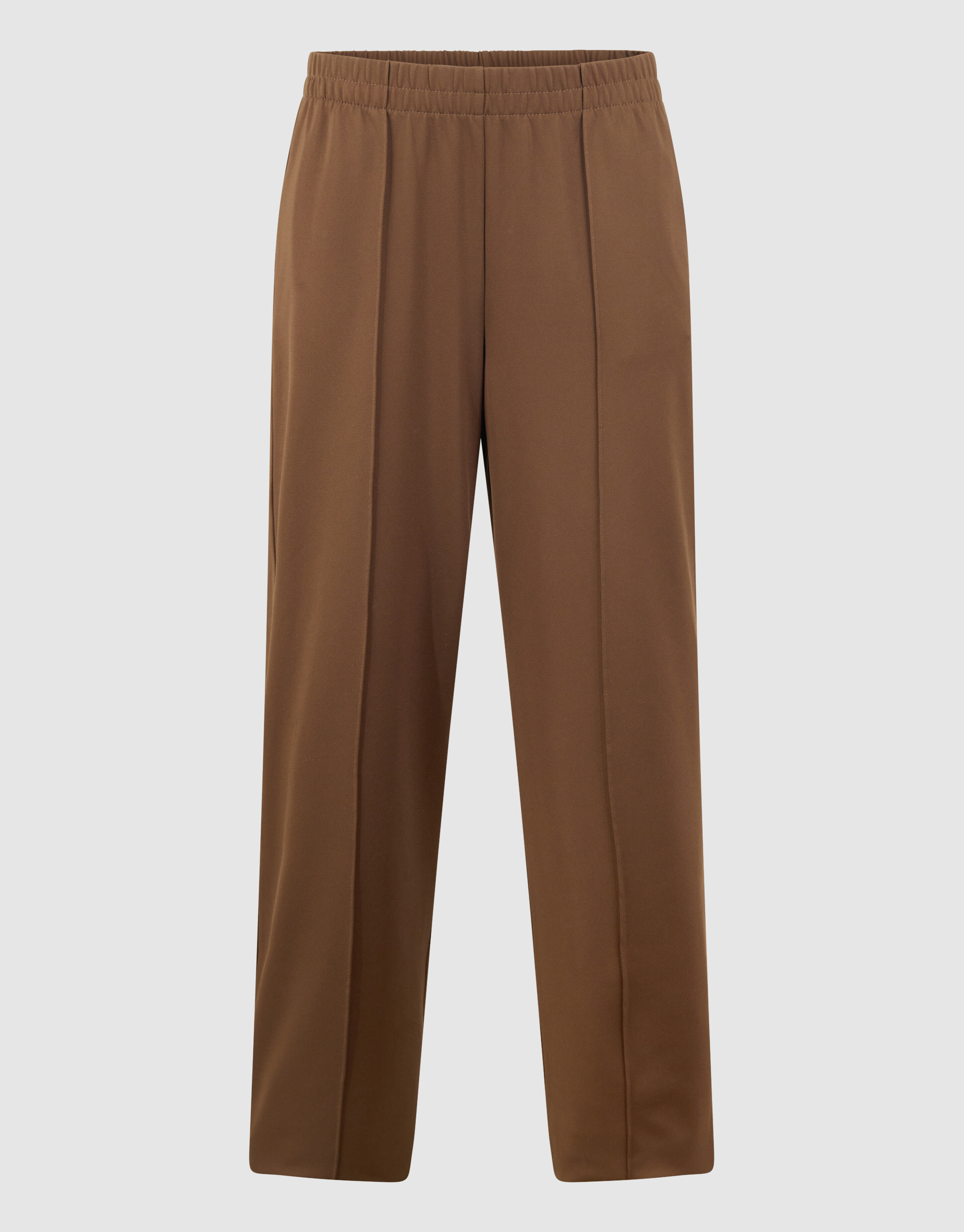 Basis Wide Leg Broek Bruin SHOEBY WOMEN