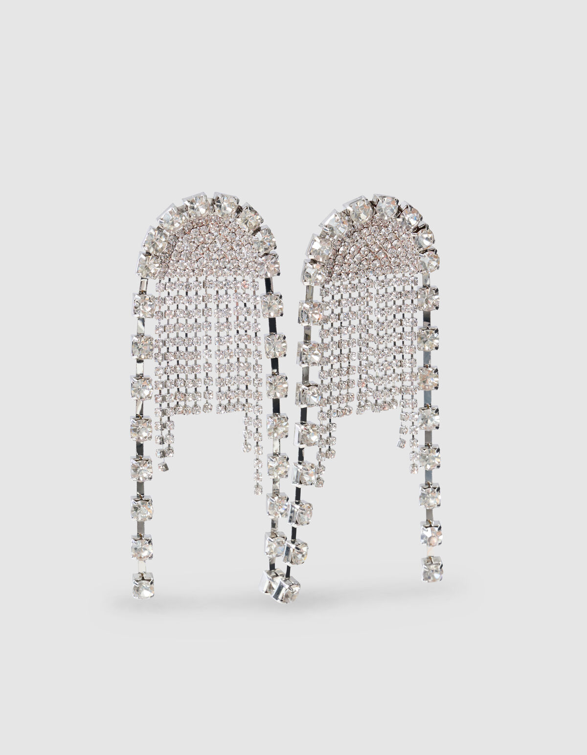Multi Strass Oorbellen Zilver SHOEBY ACCESSOIRES