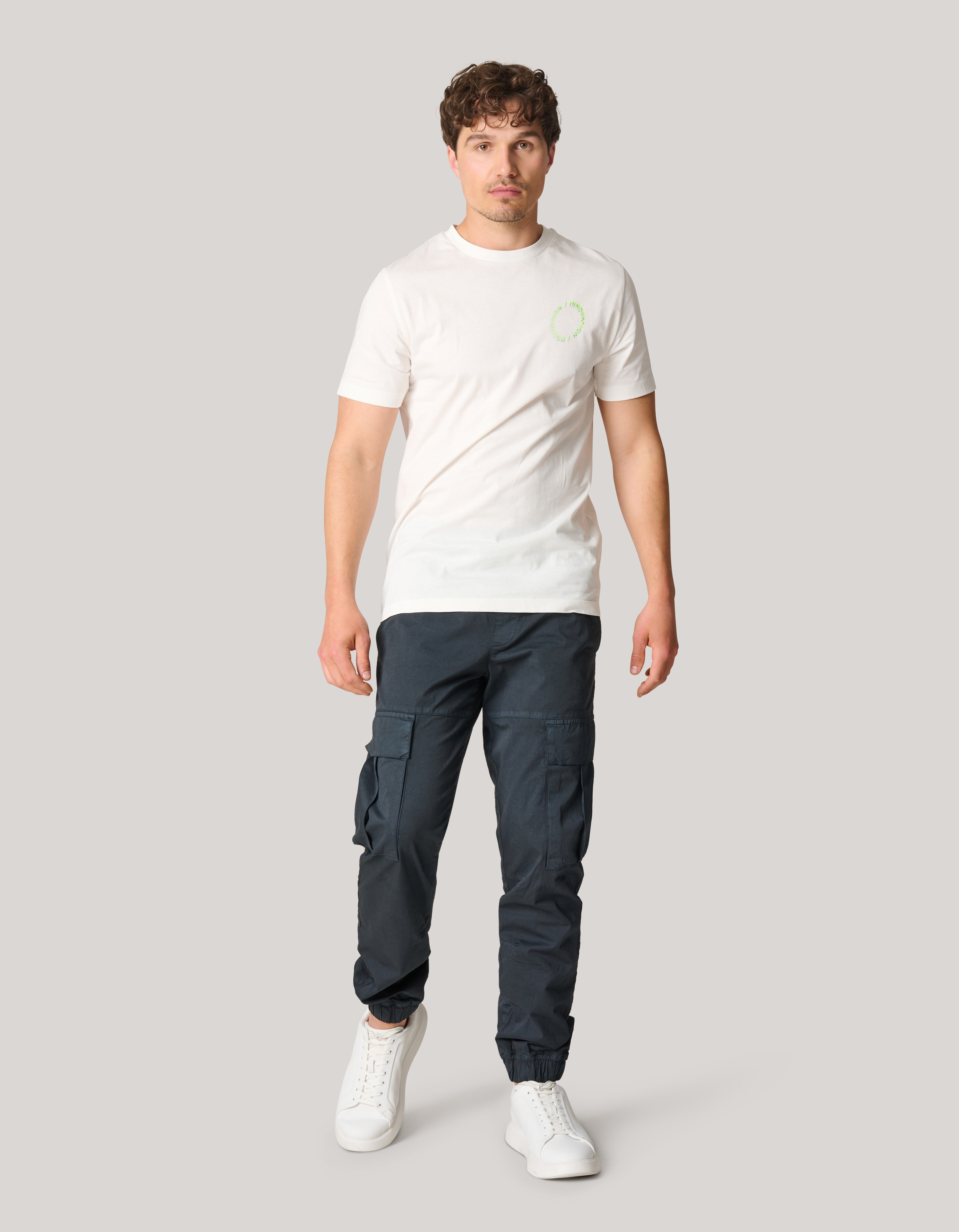 Artwork T-shirt Gebroken Wit SHOEBY MEN
