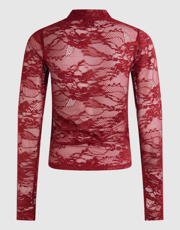 Kanten Top Rood SHOEBY WOMEN